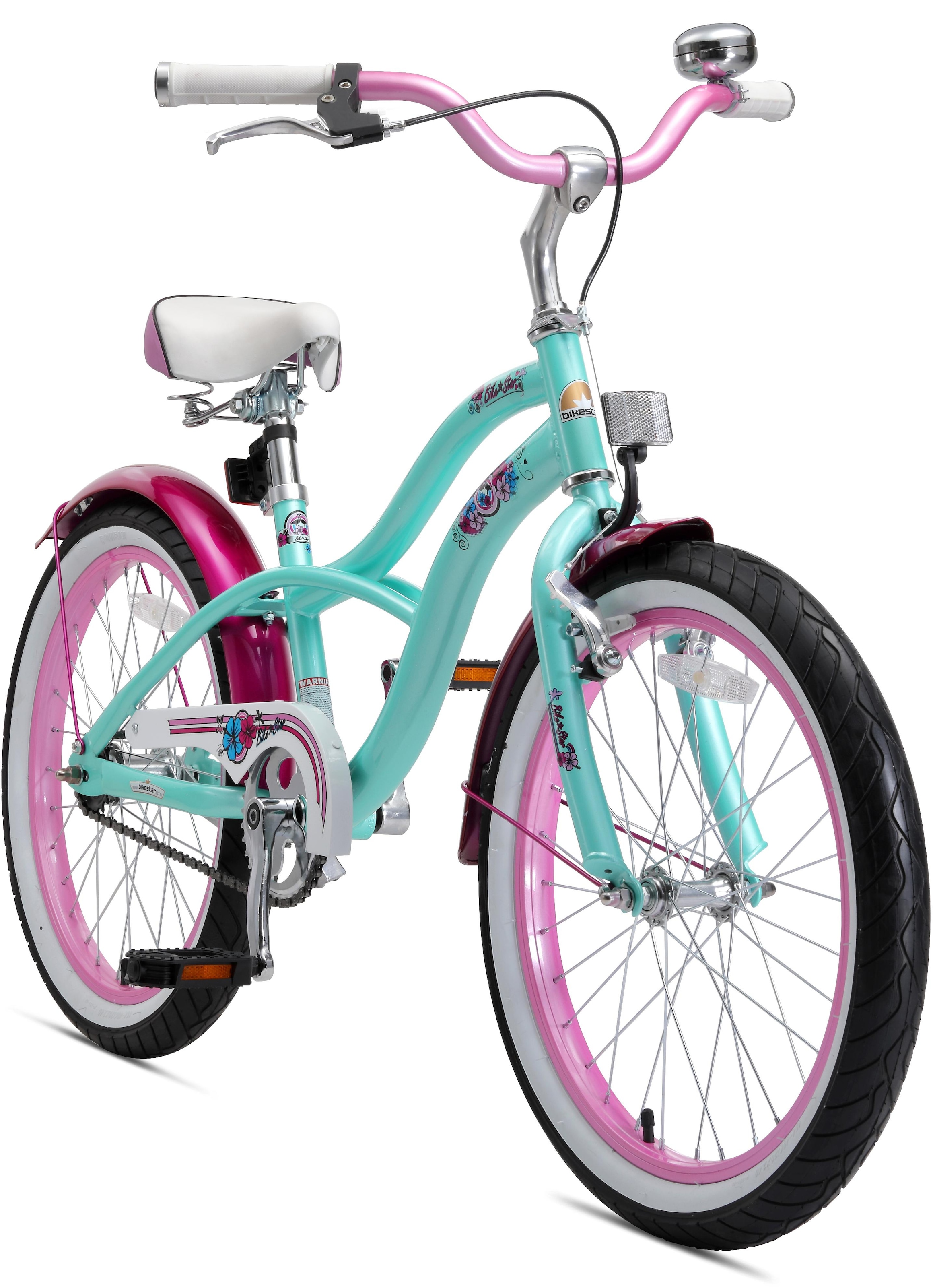 Bikestar Jugendfahrrad »Cruiser«, 1 Gang, für Damen