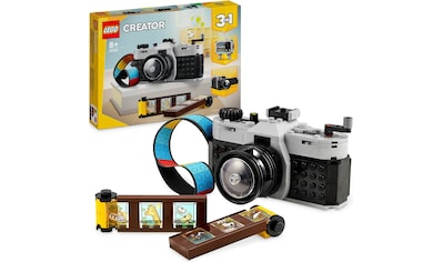 Konstruktionsspielsteine »Retro Kamera (31147), LEGO Creator 3in1«, (261 St.), Made in...