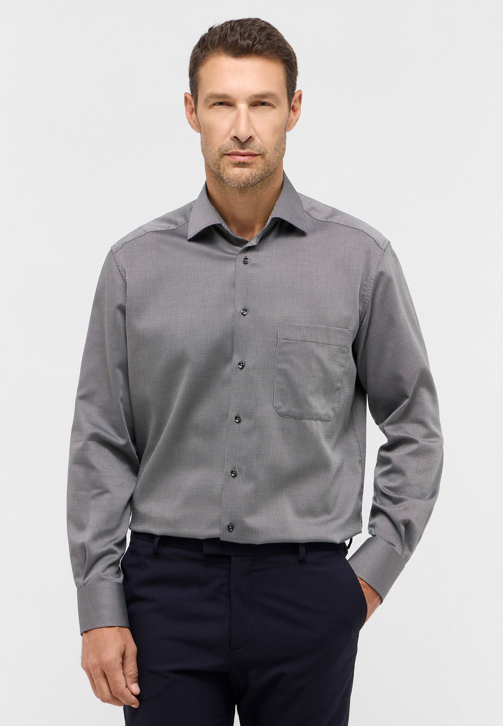 Eterna Langarmhemd "COMFORT FIT", NON IRON (bügelfrei) günstig online kaufen