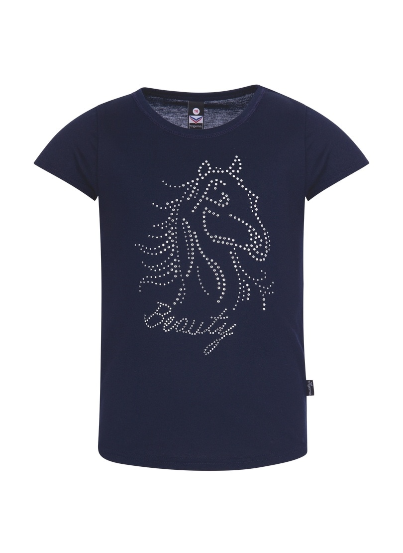 Trigema T-Shirt »TRIGEMA T-Shirt mit Glitzer-Pferd« ▷ für | BAUR