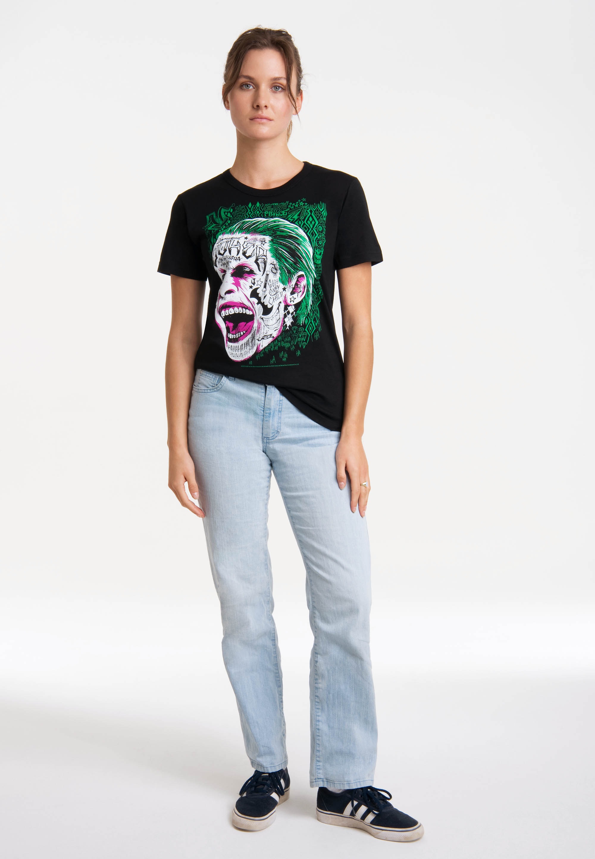 LOGOSHIRT T-Shirt »Suicide Squad - Joker«, mit lizenziertem Print