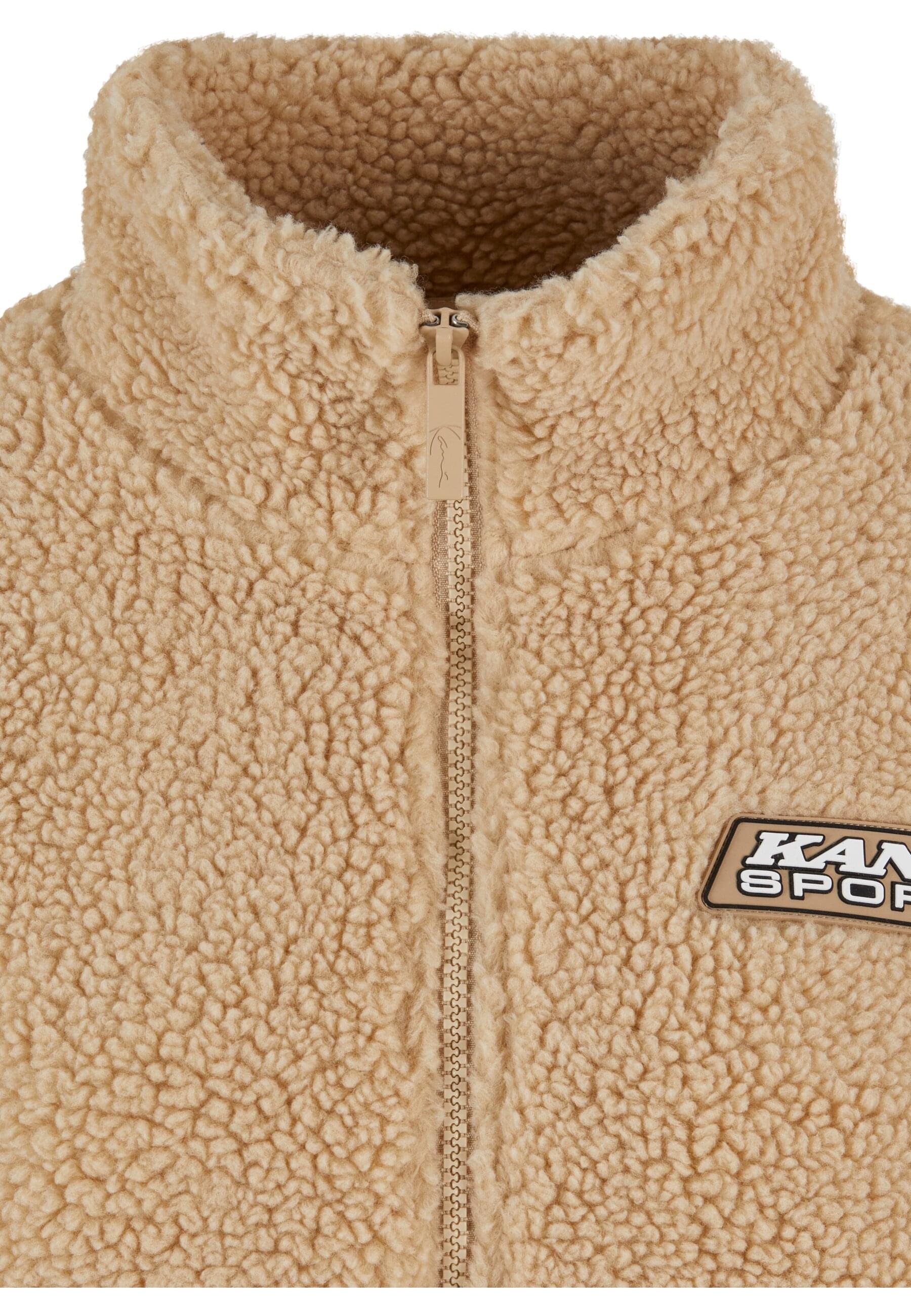 Thumbnail - Karl Kani Trainingsjacke "Karl Kani Karl Kani Sport Patch Teddy Block Trackjacket" 1 Stk. tlg. ohne Kapuze