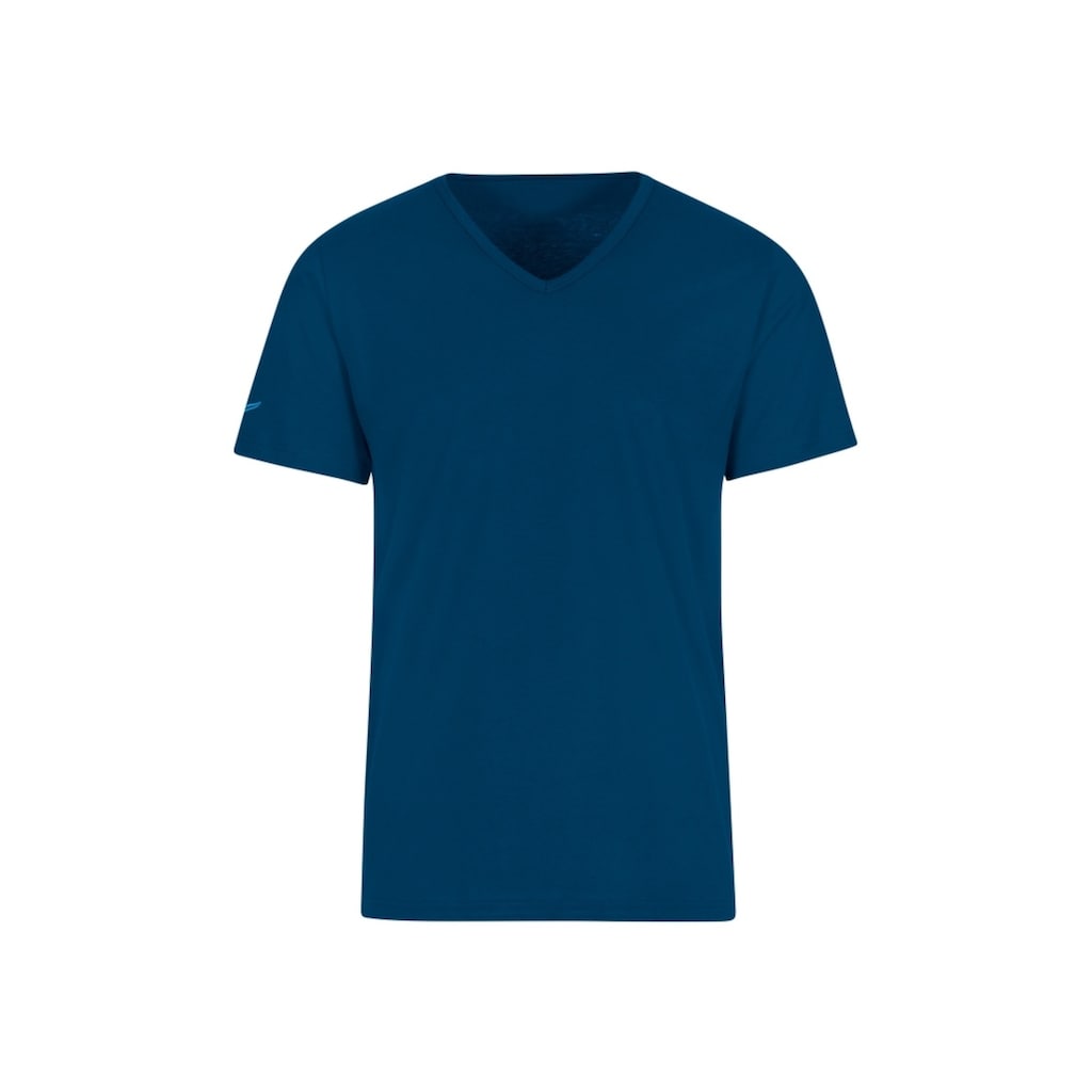 Trigema T-Shirt »TRIGEMA V-Shirt aus 100% Bio-Baumwolle (kbA)«, (1 tlg.)