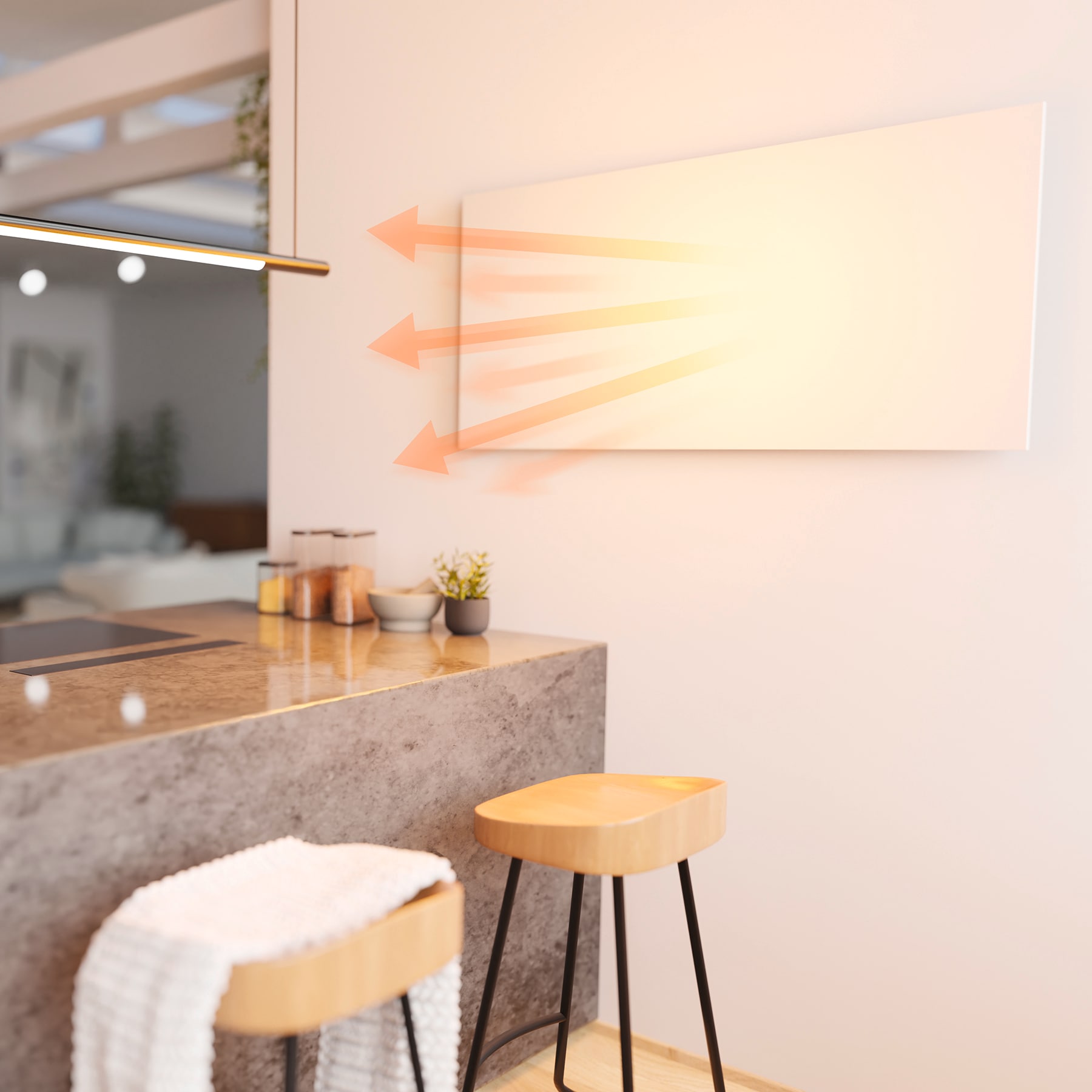 Hombli Smart-Home-Zubehör »Smartes Infrarot Heizpanel 700W«