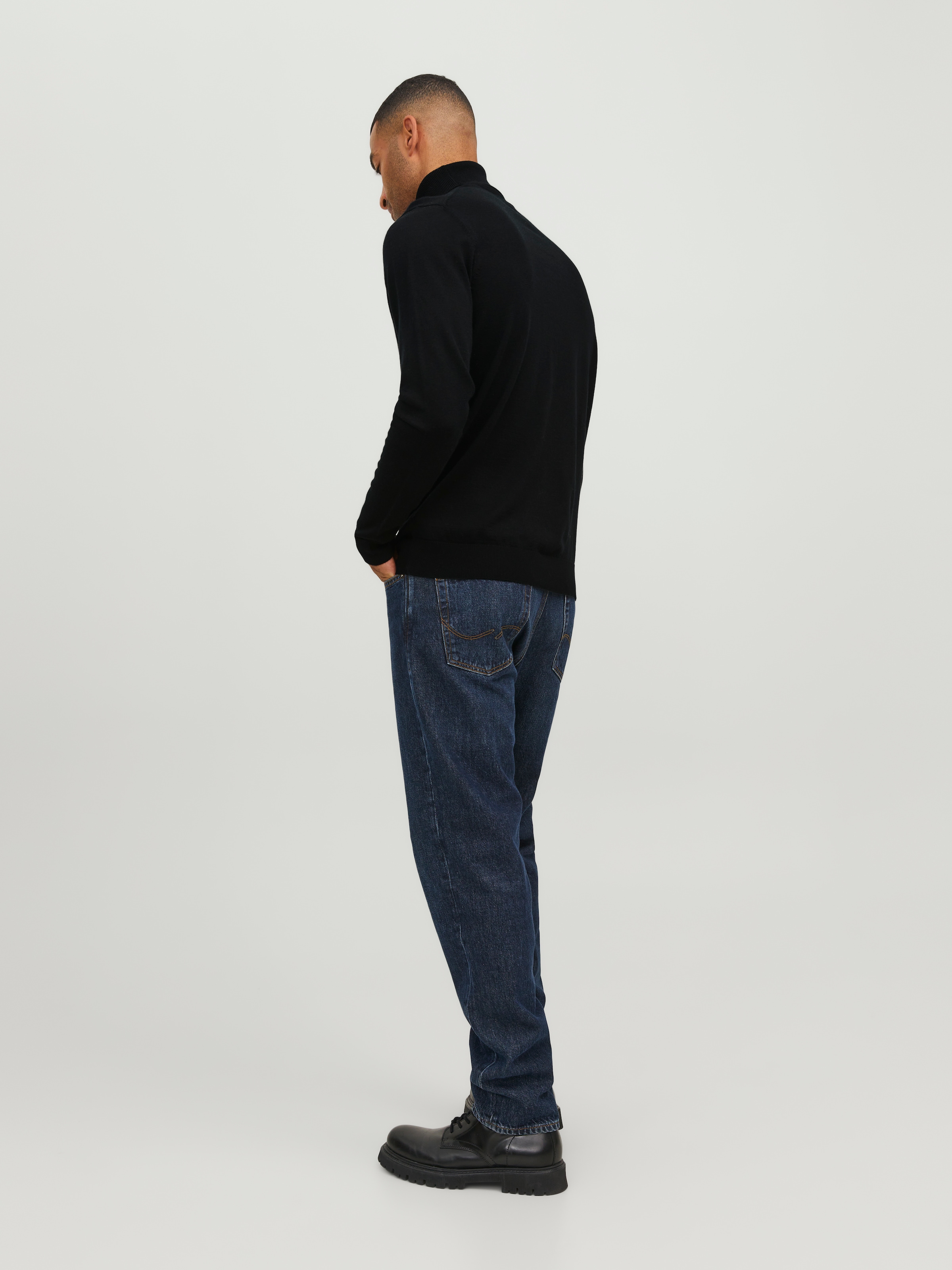 Jack & Jones Rollkragenpullover »JPRBLAMERINO KNIT ROLL NECK« Wolle, regular fit