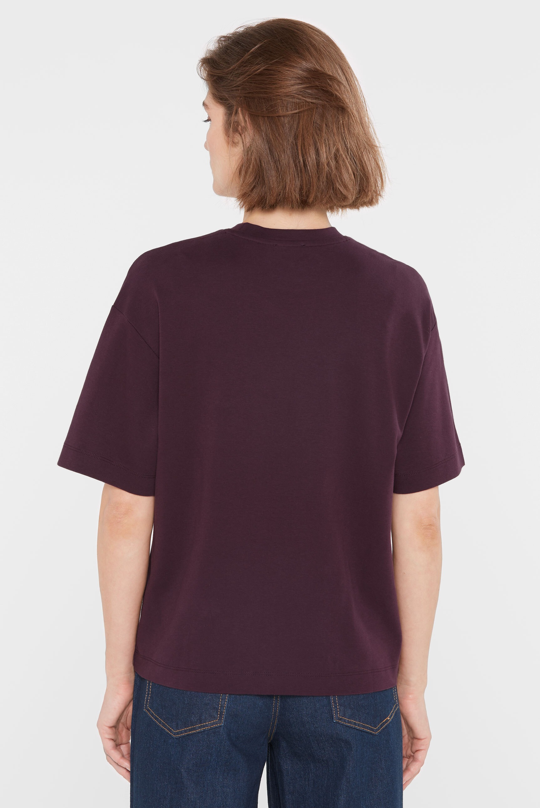 SENSES.THE LABEL Rundhalsshirt, aus Baumwolle