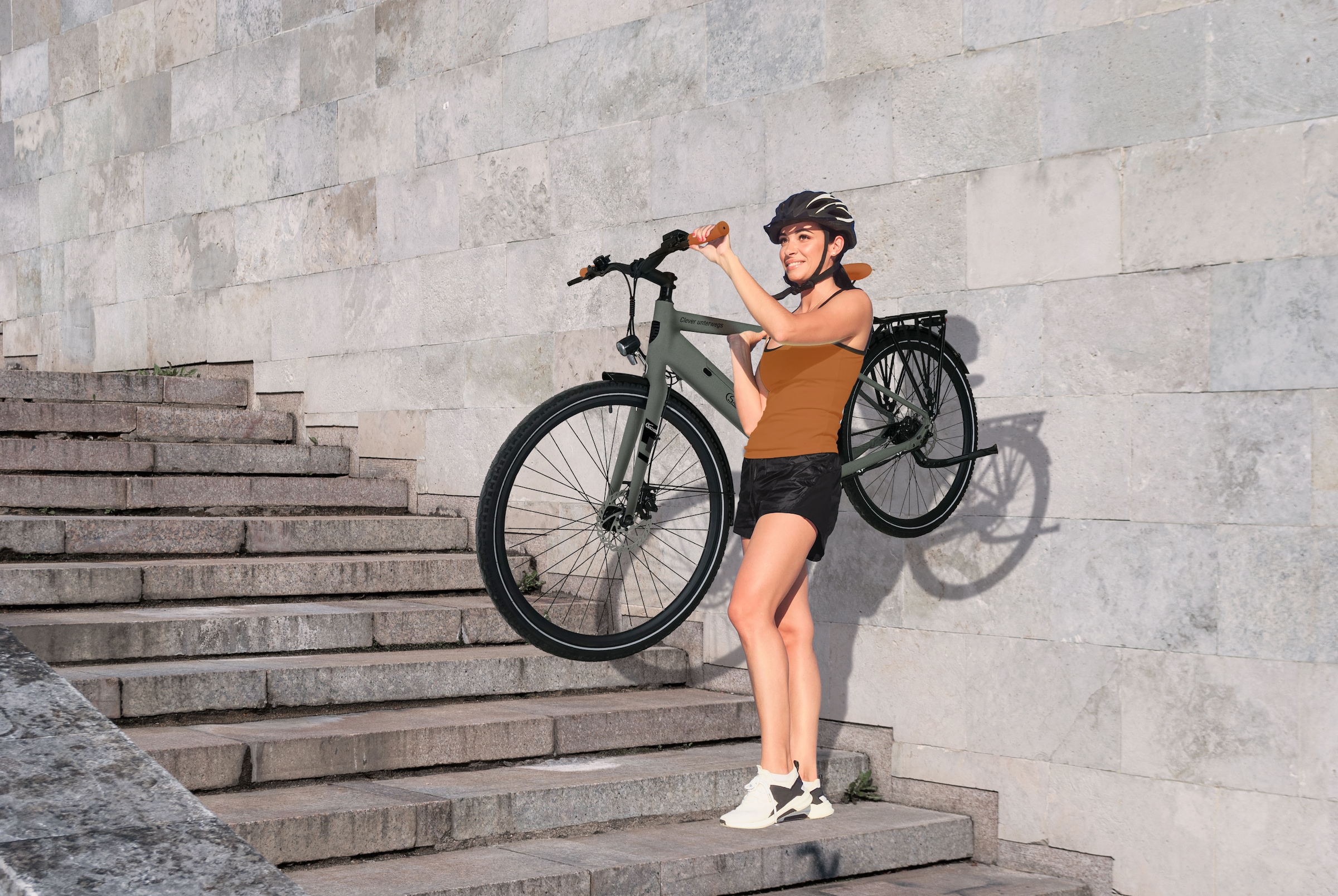 SachsenRad E-Bike »C3T«, 1 Gang, Shimano, keine, Heckmotor 250 W