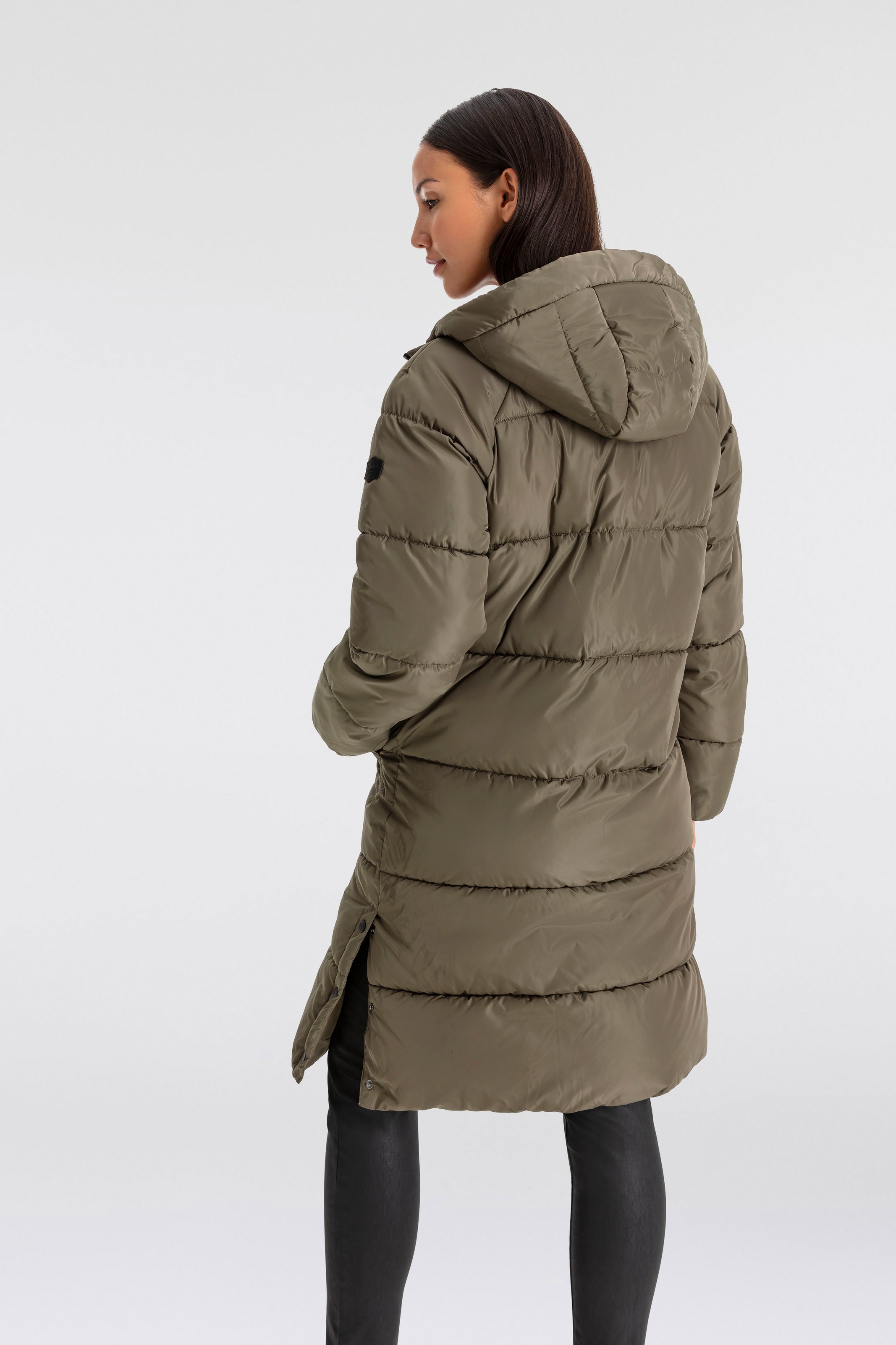 ONLY Steppmantel "ONLAMAND – Langer Puffercoat mit 2-Wege-Reißverschluss", günstig online kaufen
