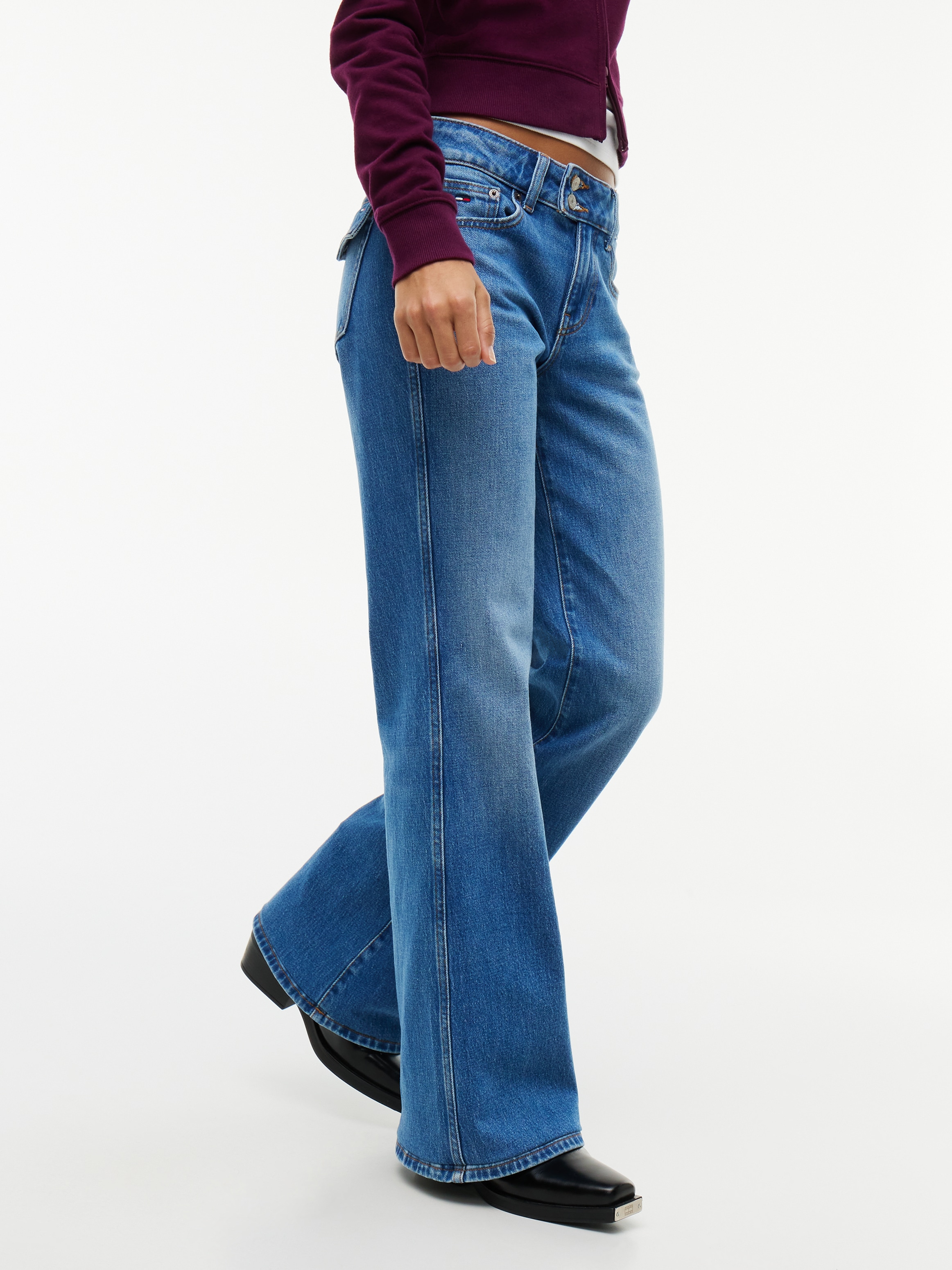 Tommy Jeans Bootcut-Jeans »SIA LOW RISE BOOTCUT BJ0133« Baumwollmischung