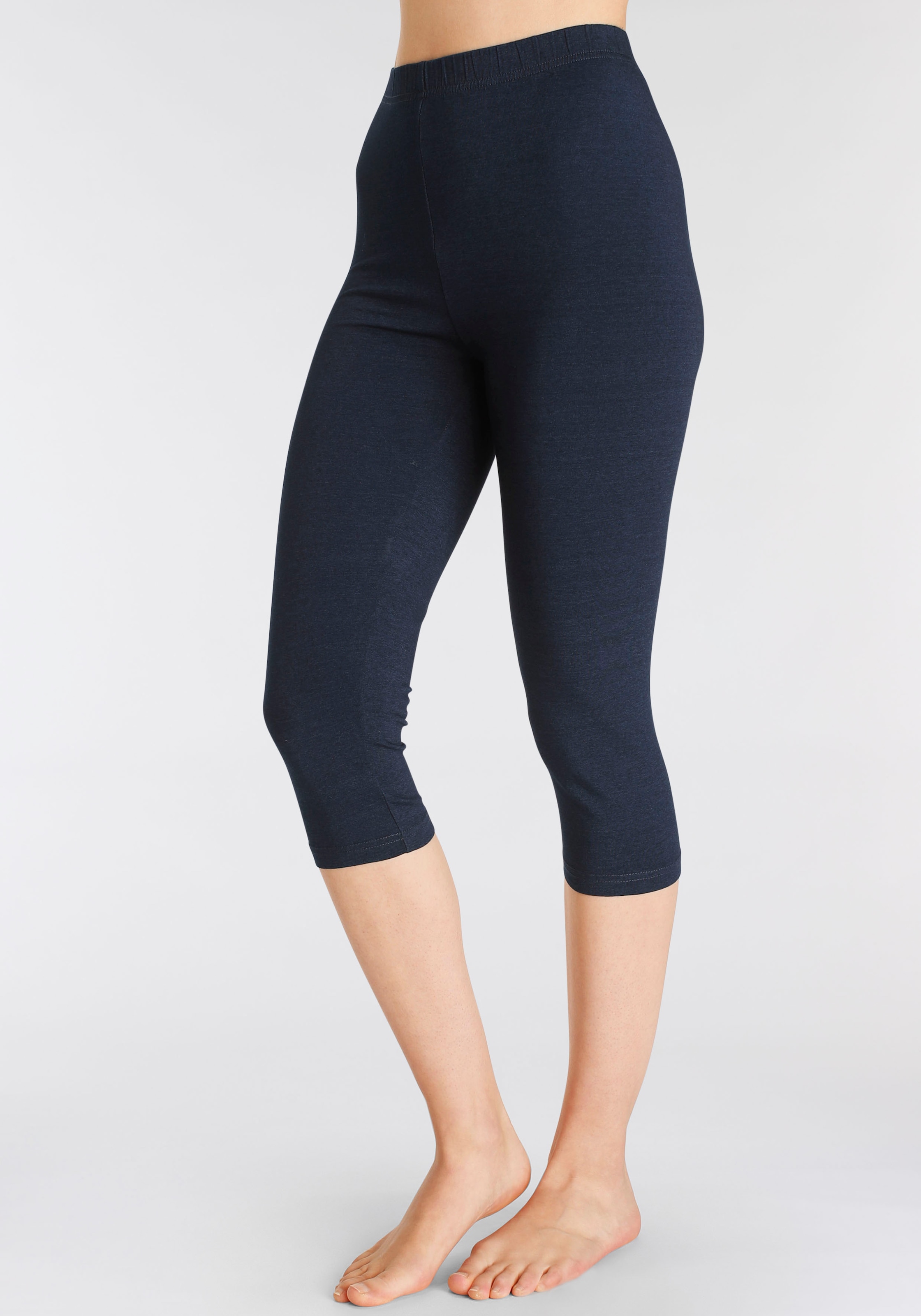 Vivance active Caprileggings, (2er-Pack), mit Gummibund, Loungewear