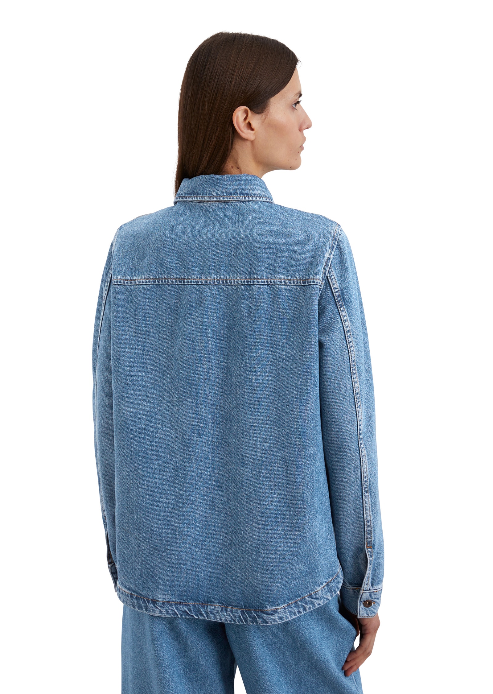 Marc O'Polo Jeansbluse »aus Lyocell-Bio-Baumwolle-Mix«