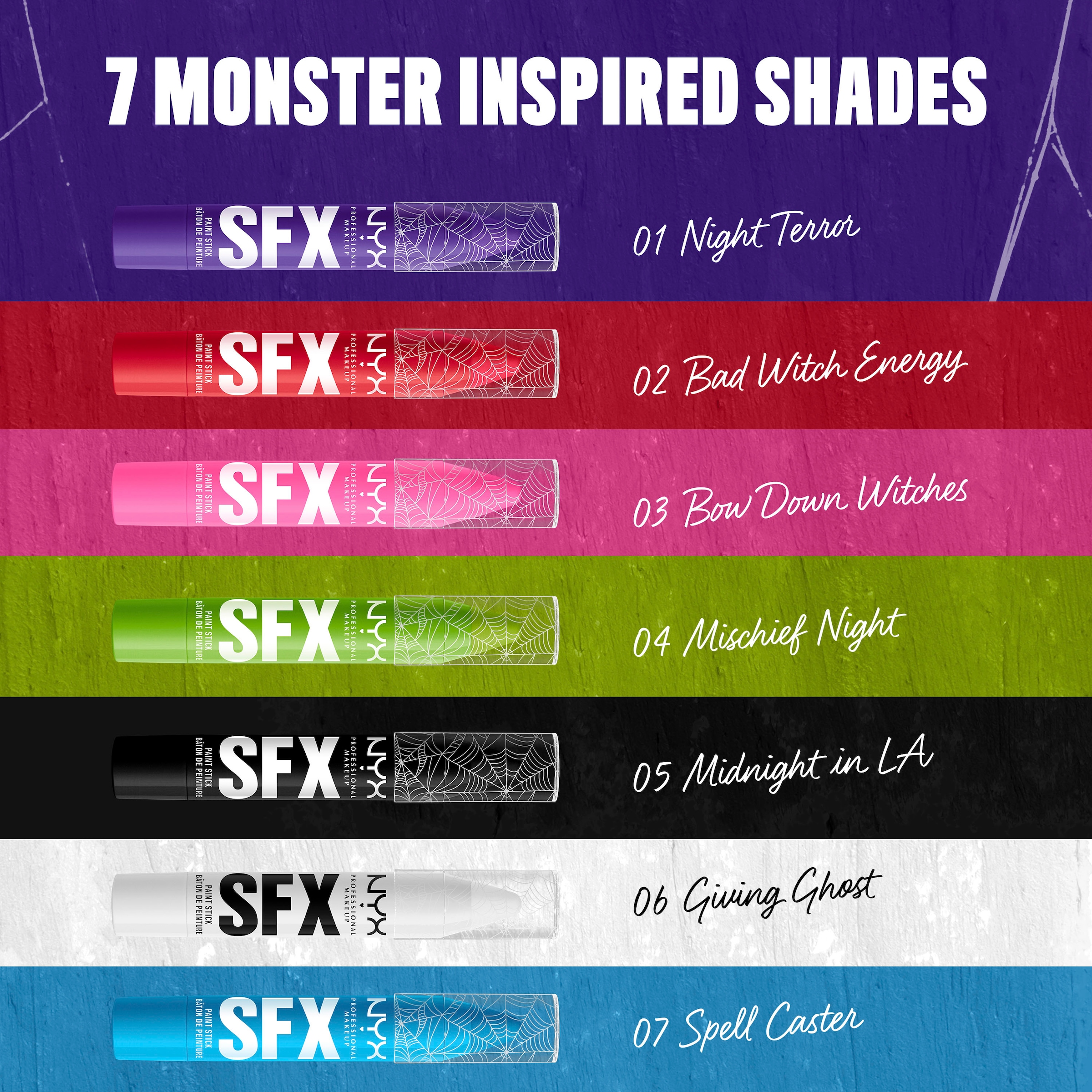 NYX Körpercreme »NYX Professional Makeup Halloween SFX Paint Stick«, mit hoher Wirksamkeit