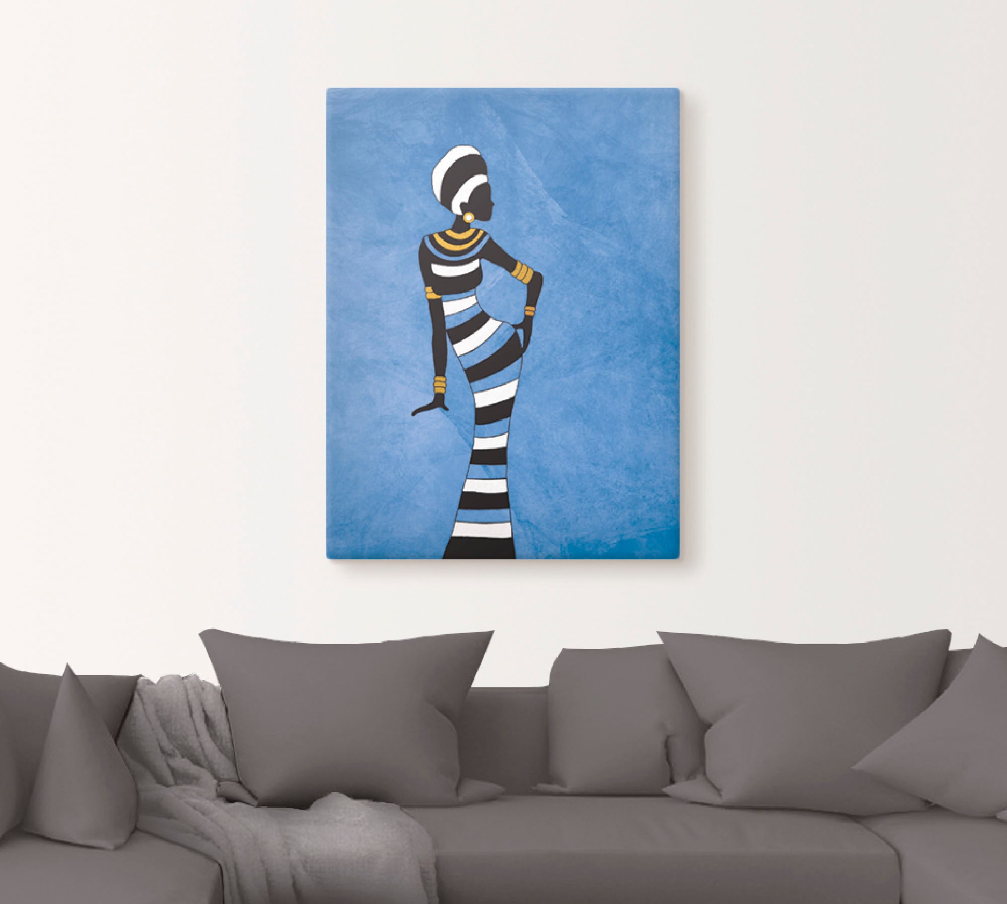Artland Wandbild »Afrikanische Frau«, Frau, (1 St.), als Alubild, Leinwandbild, Wandaufkleber oder Poster in versch. Größen