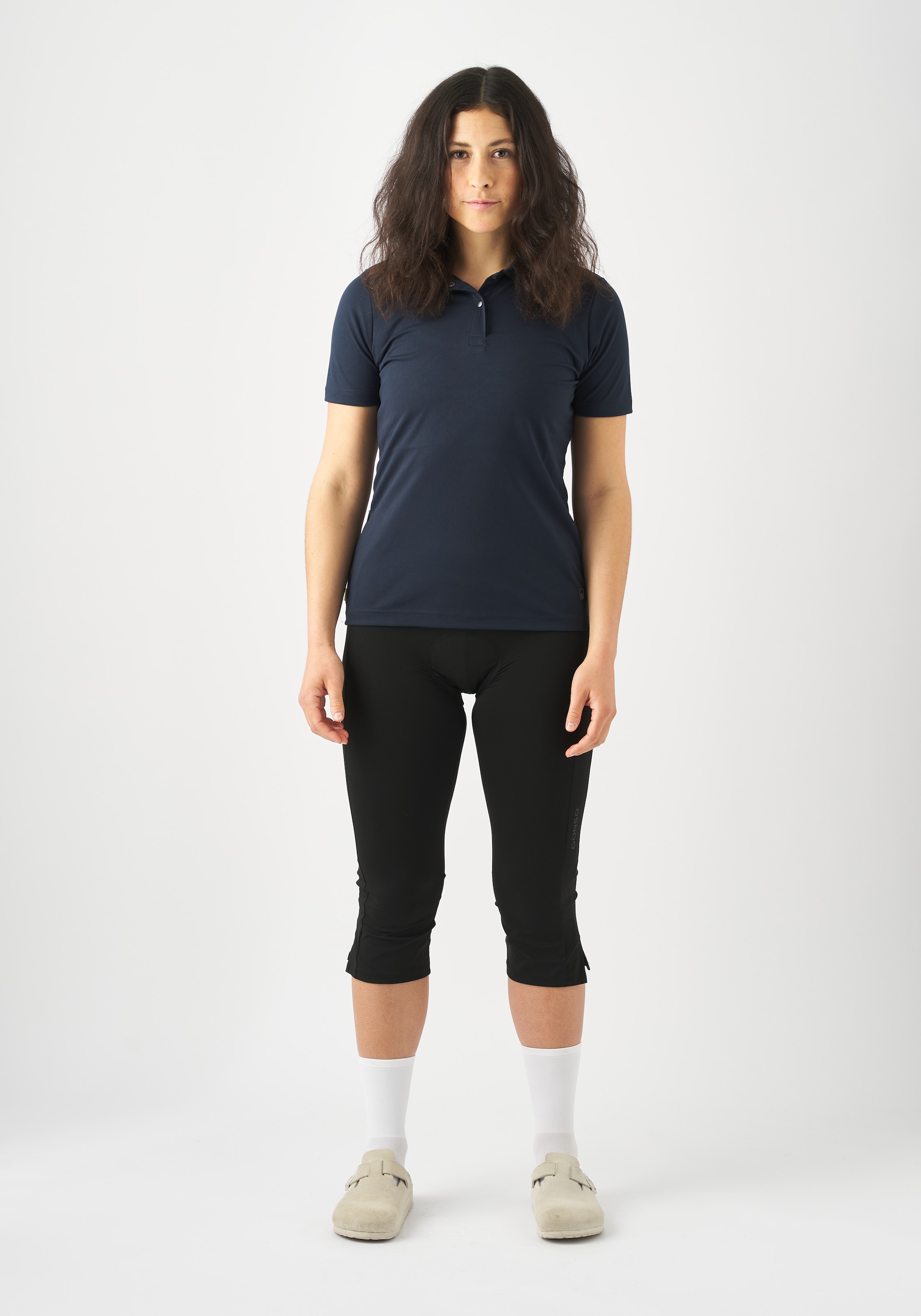 Gonso Fahrradhose »Essential Tight 3/4 Flared W«  Damen Radhose mit Sitzpolster, Radlerhose