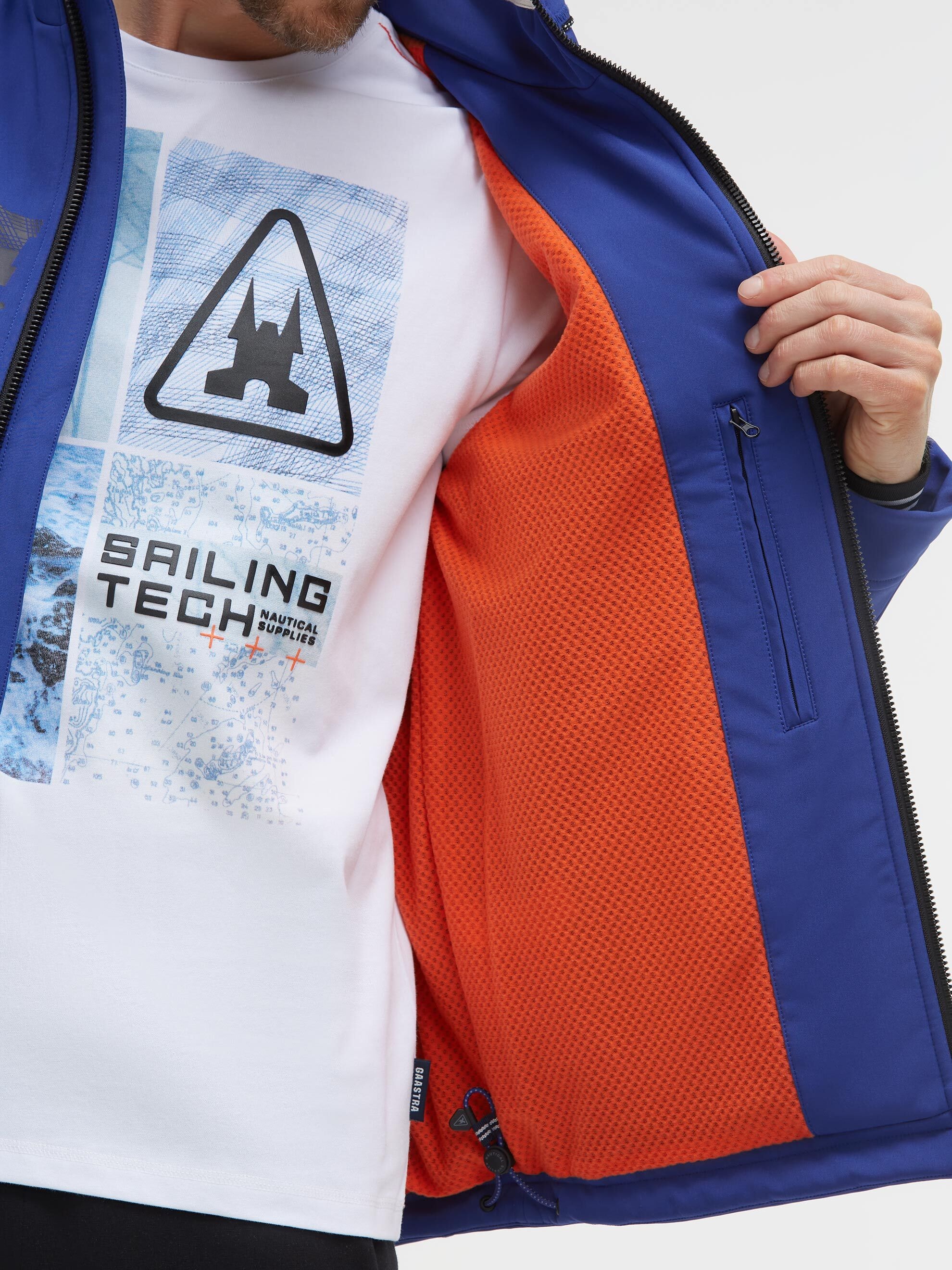 Gaastra Softshelljacke ohne Kapuze mit Windfangleiste