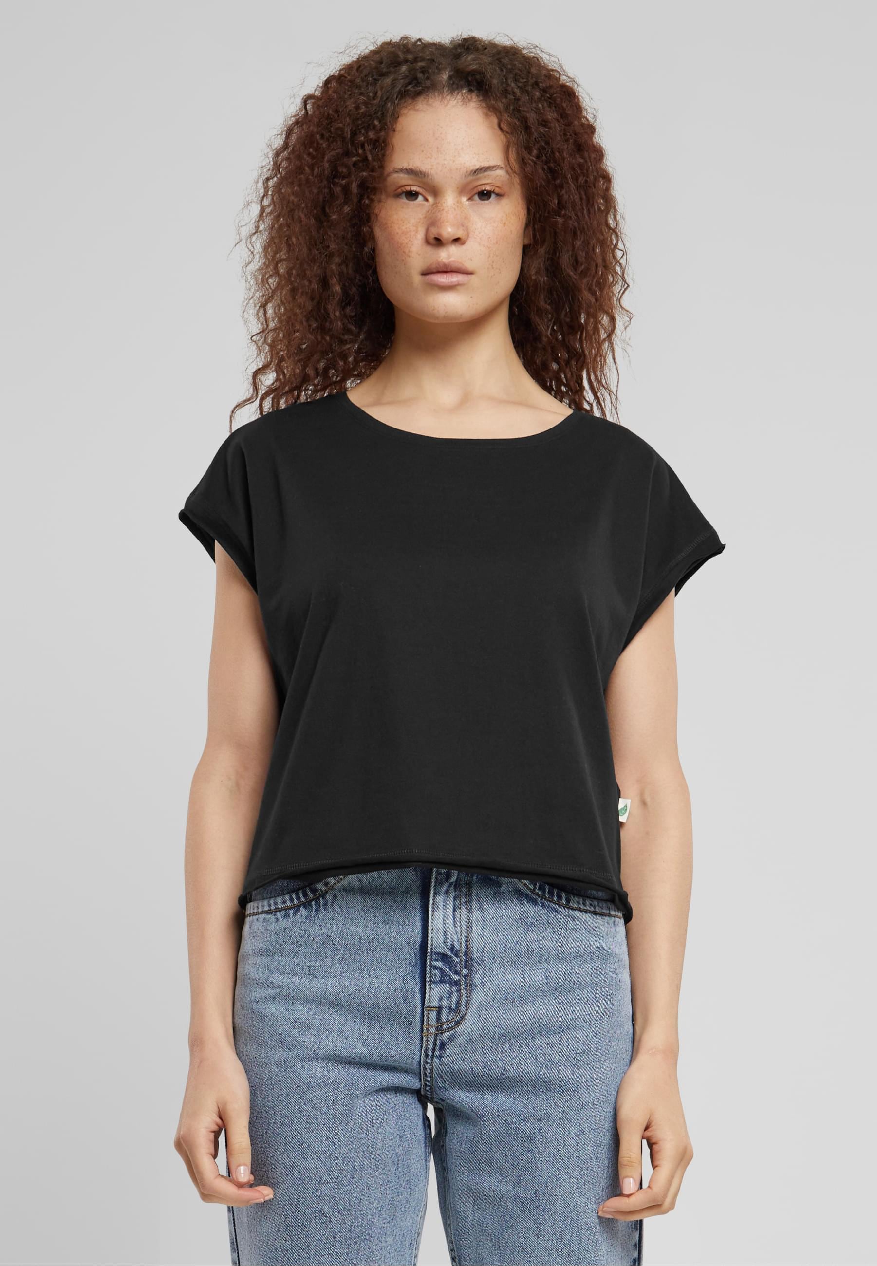 URBAN CLASSICS T-Shirt »Damen Edge kaufen tlg.) für Open (1 | Ladies Tee«, Organic BAUR