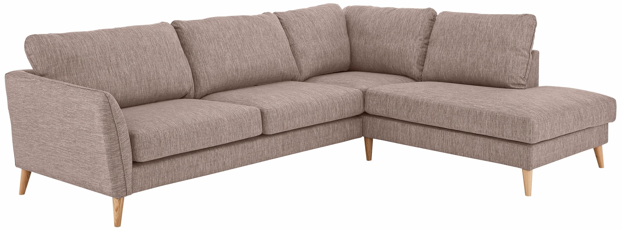 Home affaire Ecksofa "MARSEILLE 278/202 cm, L-Form, Ottom. rechts/links", m günstig online kaufen