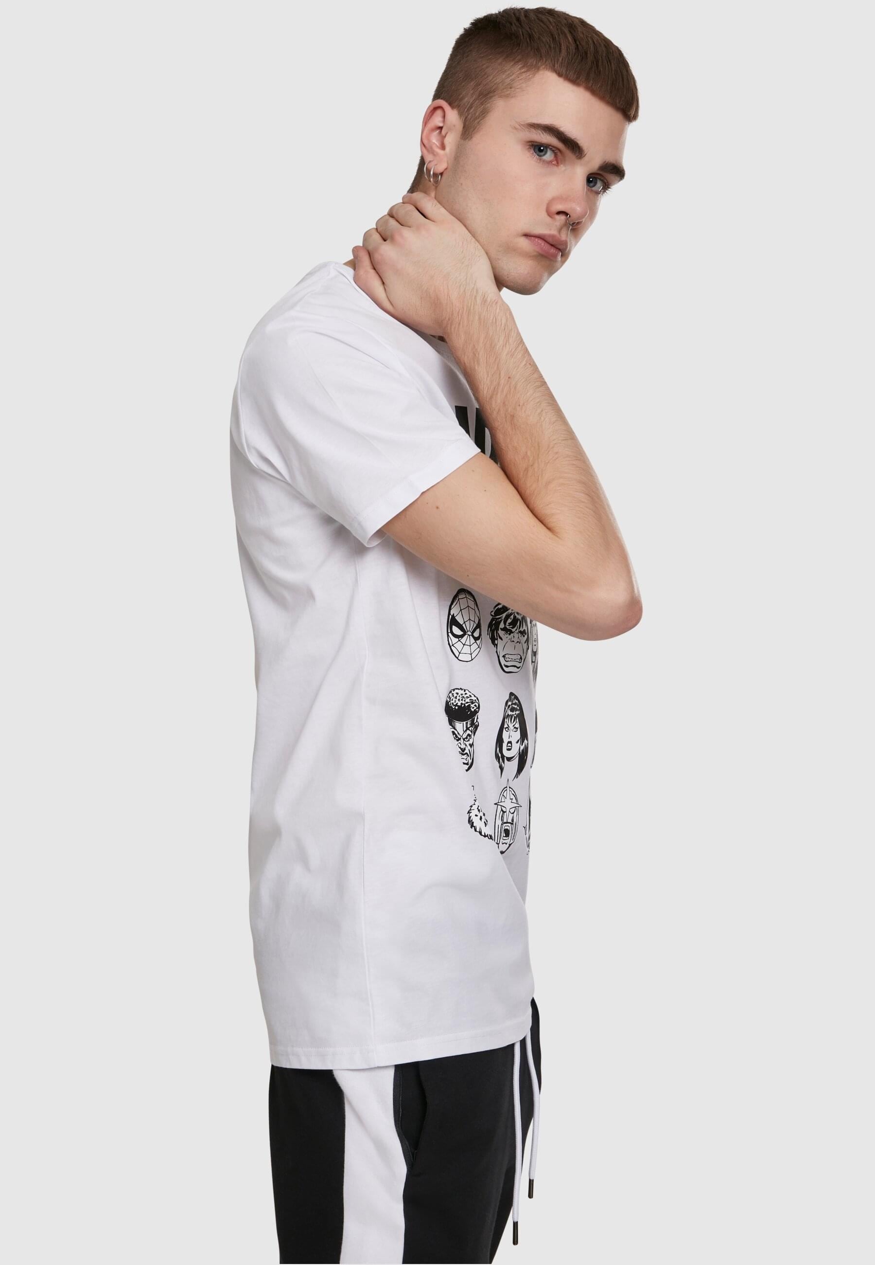 Merchcode T-Shirt »Merchcode Herren Marvel Crew Tee«, (1 tlg.)