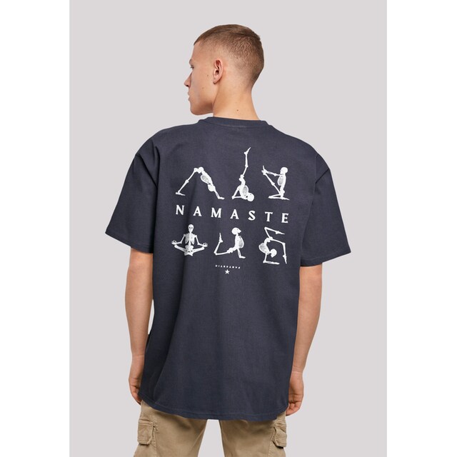 F4NT4STIC T-Shirt »Namaste Yoga Skelett Halloween«, Print ▷ für | BAUR