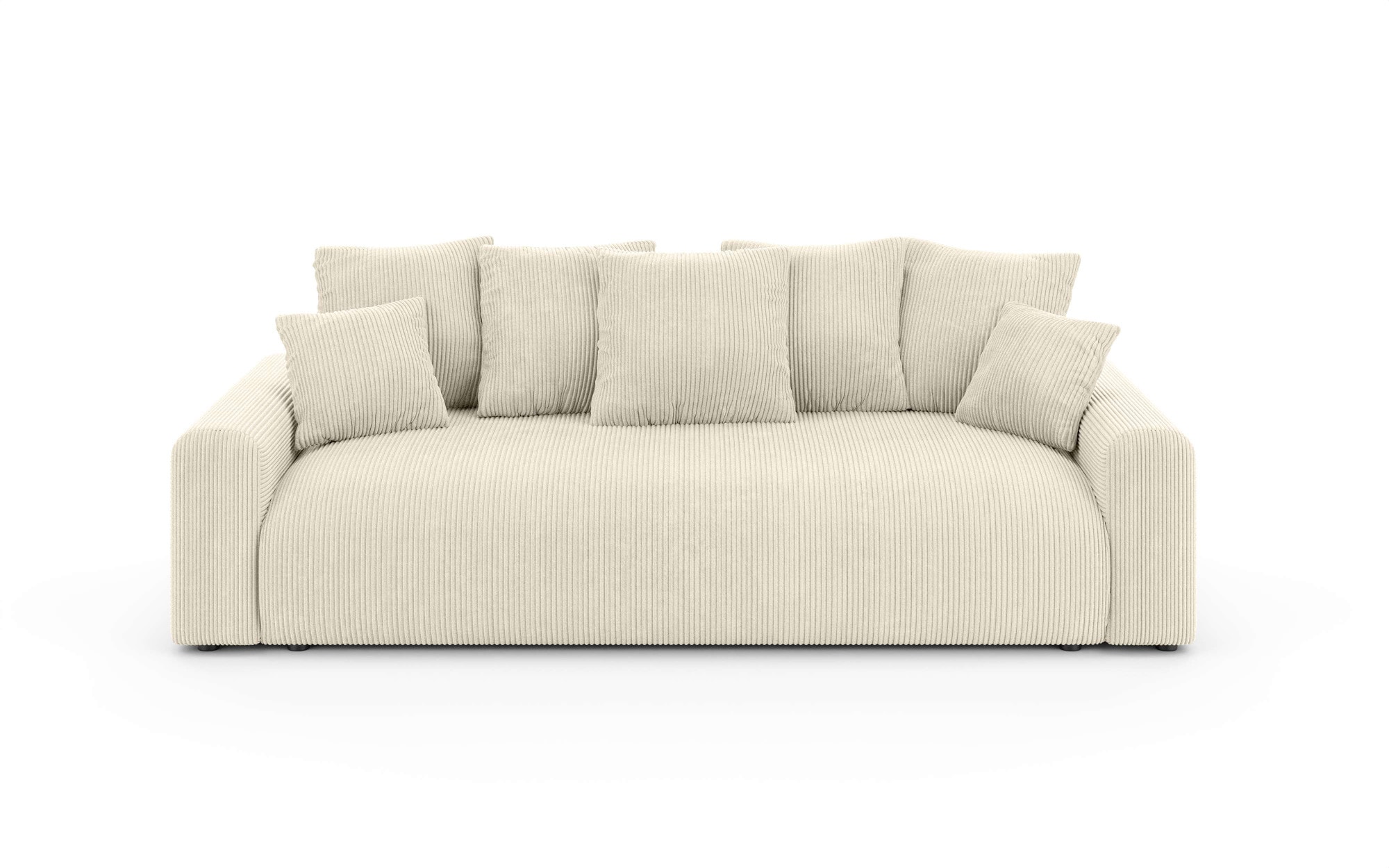 Home affaire Big-Sofa »LAKESIDE klein 3-Sitzer Schlafsofa mit Bettkasten, Breite 238 cm« Liegefläche 149x195 cm, hoher Sitzkomfort, Maße B/T/H: 238/98/85cm