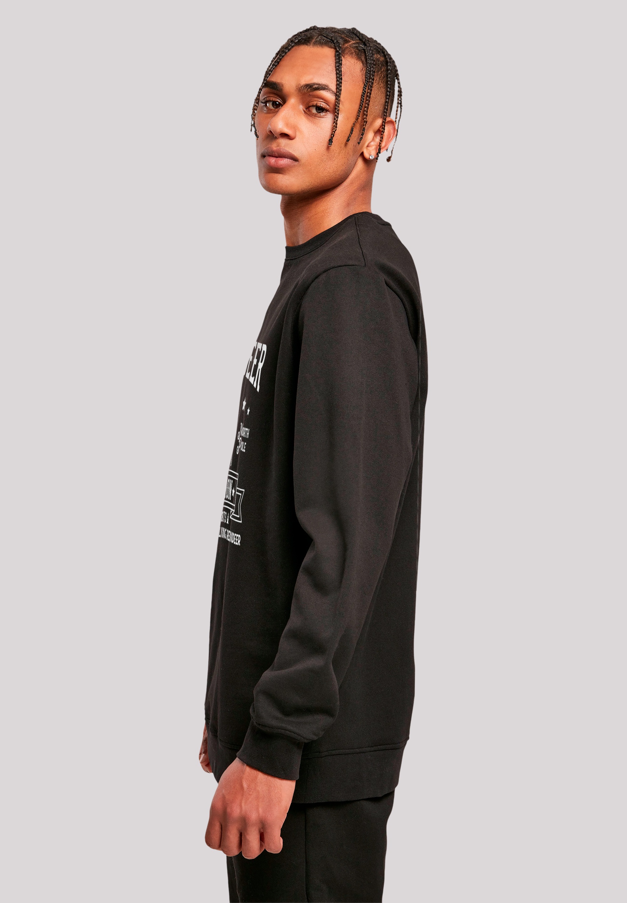 F4NT4STIC Sweatshirt »Reindeer Aviation Retro Weihnachten Sign« Premium Qualität, Christmas Collection