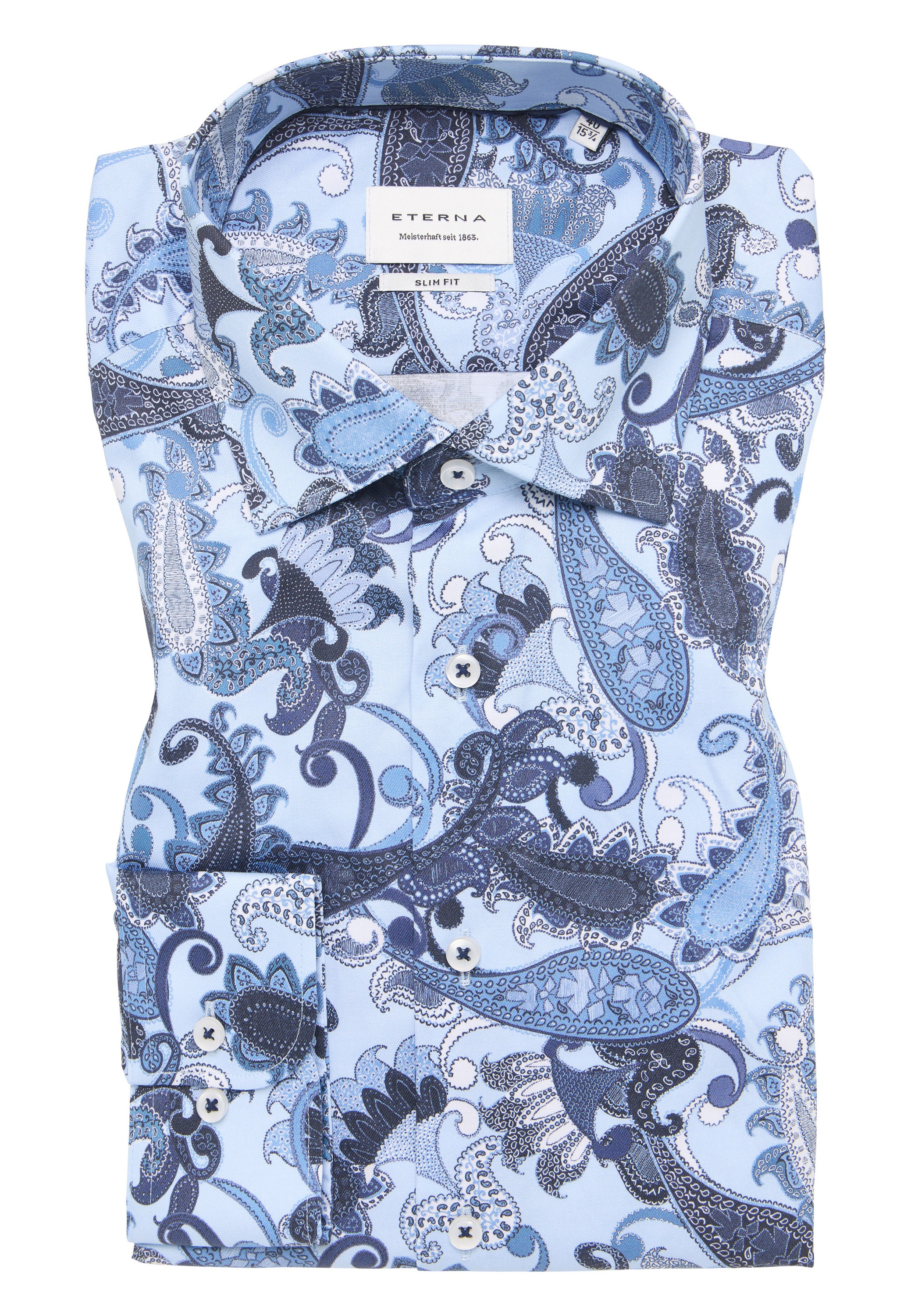 Eterna Langarmhemd »SLIM FIT«, NON IRON (bügelfrei)