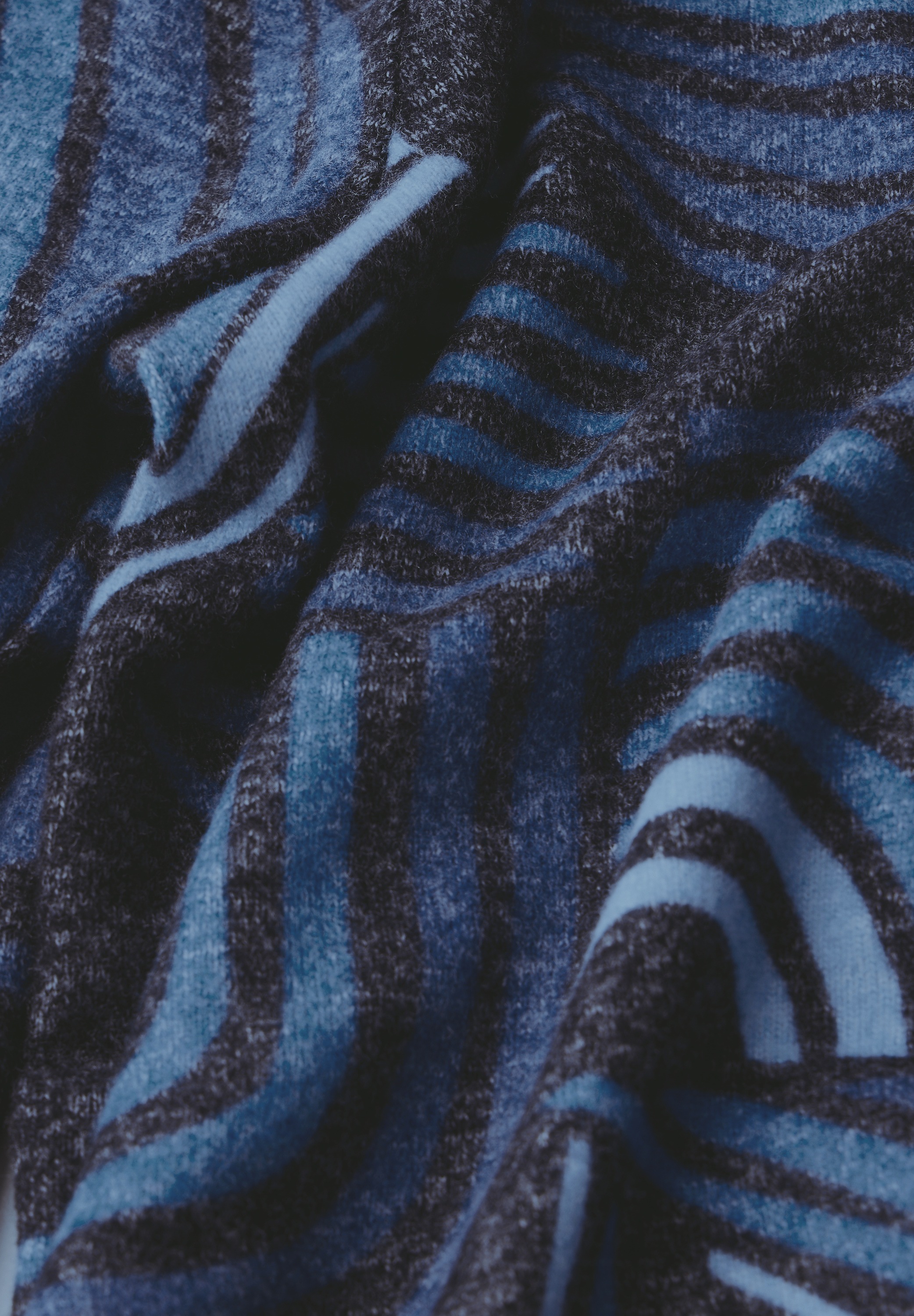 Cecil Langarmshirt, mit Elastiksaum