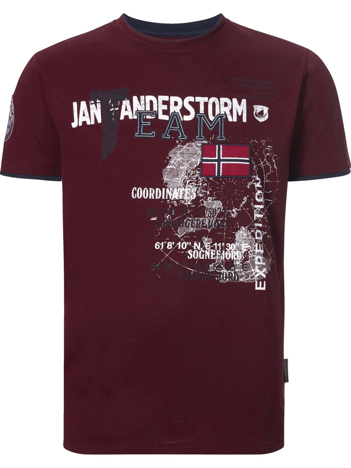 Jan Vanderstorm T-Shirt »T-Shirt SÖLVE«