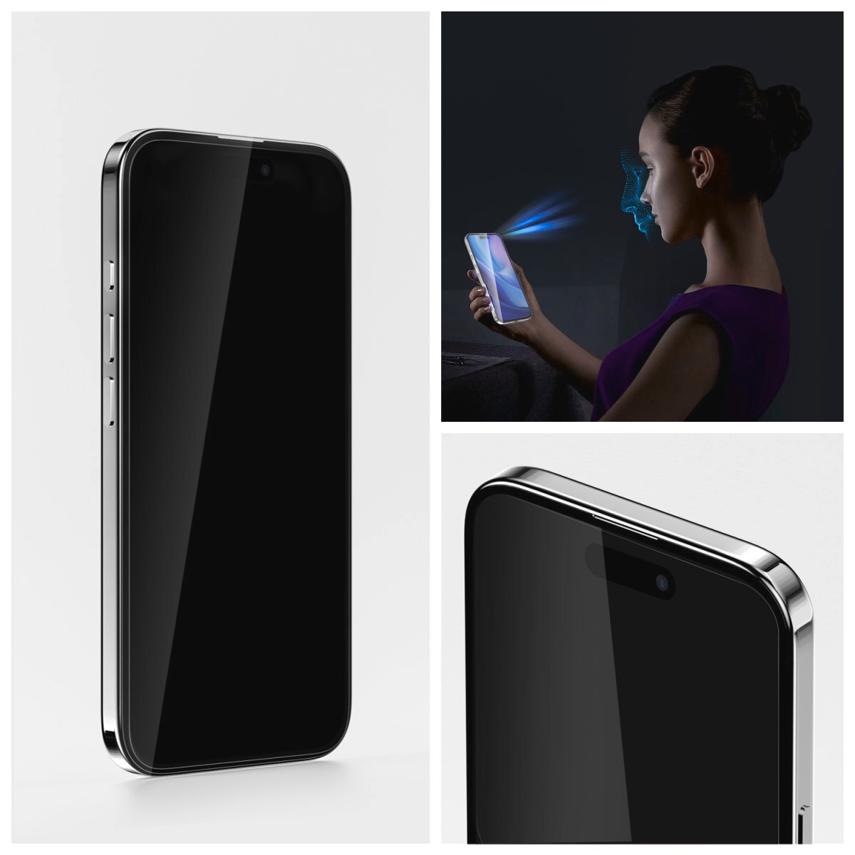 4smarts Displayschutzglas »Second Glass mit Montagerahmen«, für Apple iPhone 16 Pro, (1 St.), Displayschutzfolie, Schutzfolie, Bildschirmschutz, kratz- & stoßfest