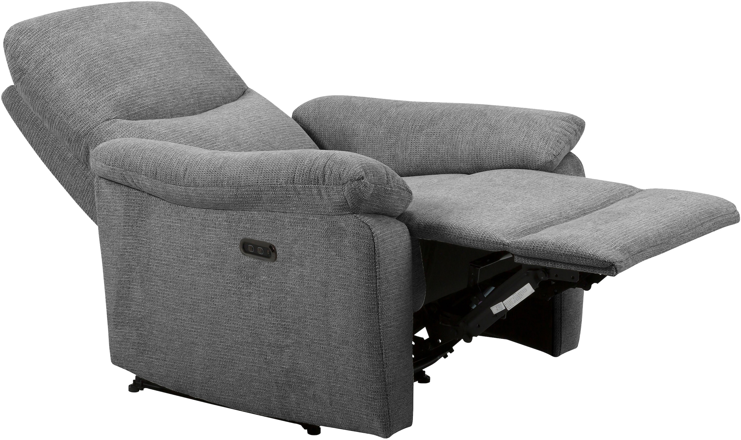Home affaire Relaxsessel »ODILON, TV-Sessel mit Relax- und Liegefunktion, Struktur-Bezug«, manuelle und elektrische Funktion (mit USB A/C), Federkern-Polsterung