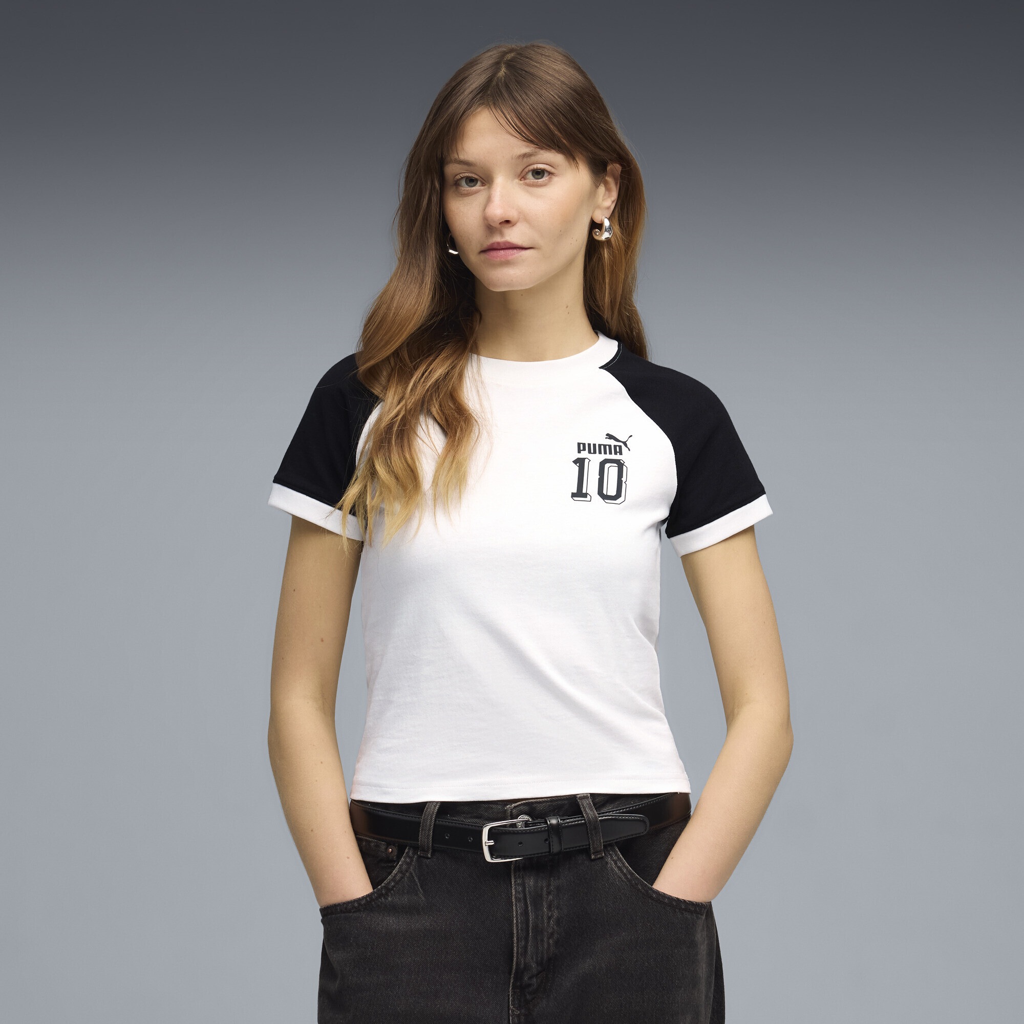 PUMA T-Shirt "FUTURE.PUMA.ARCHIVE Slim Ringer-T-Shirt Damen" günstig online kaufen