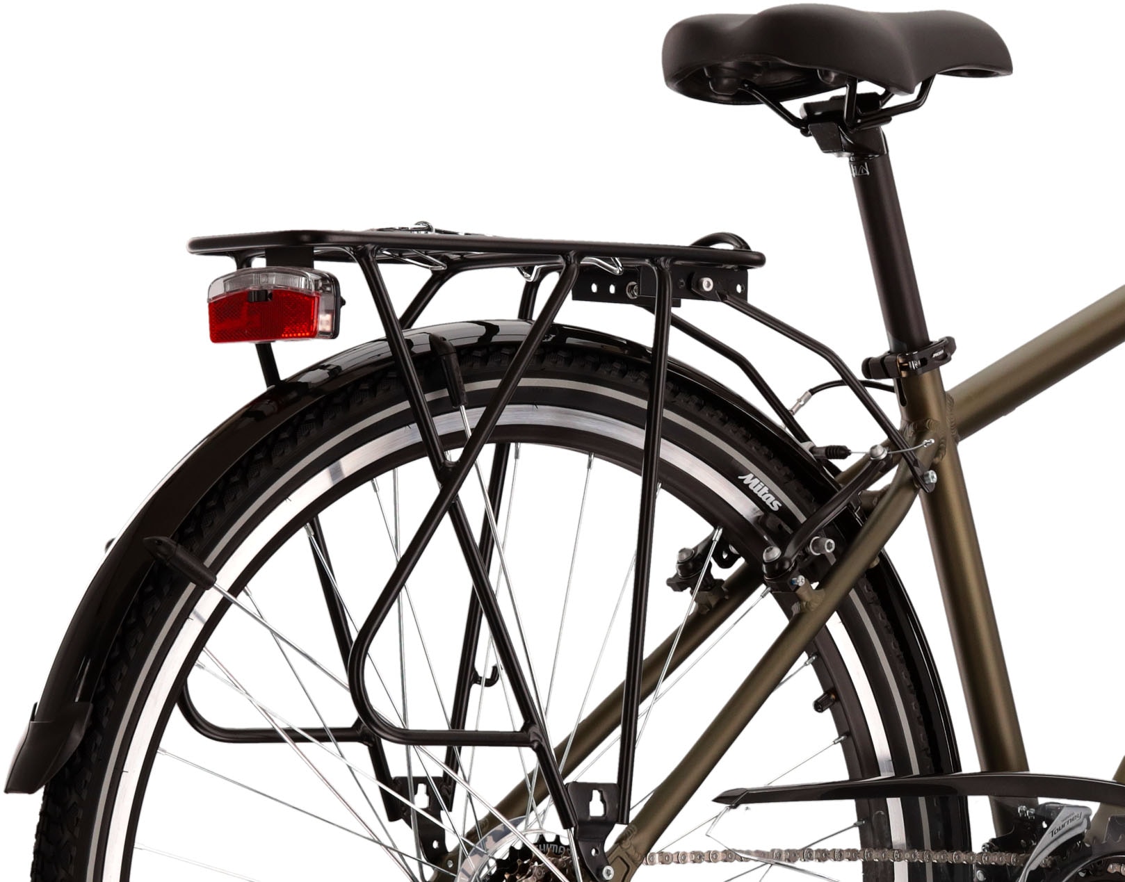 Kross Trekkingrad »KROSS Trekkingrad Trans 1.0 28" khaki«, 21 Gang, Shimano, ALTUS M310 Schaltwerk, Kettenschaltung