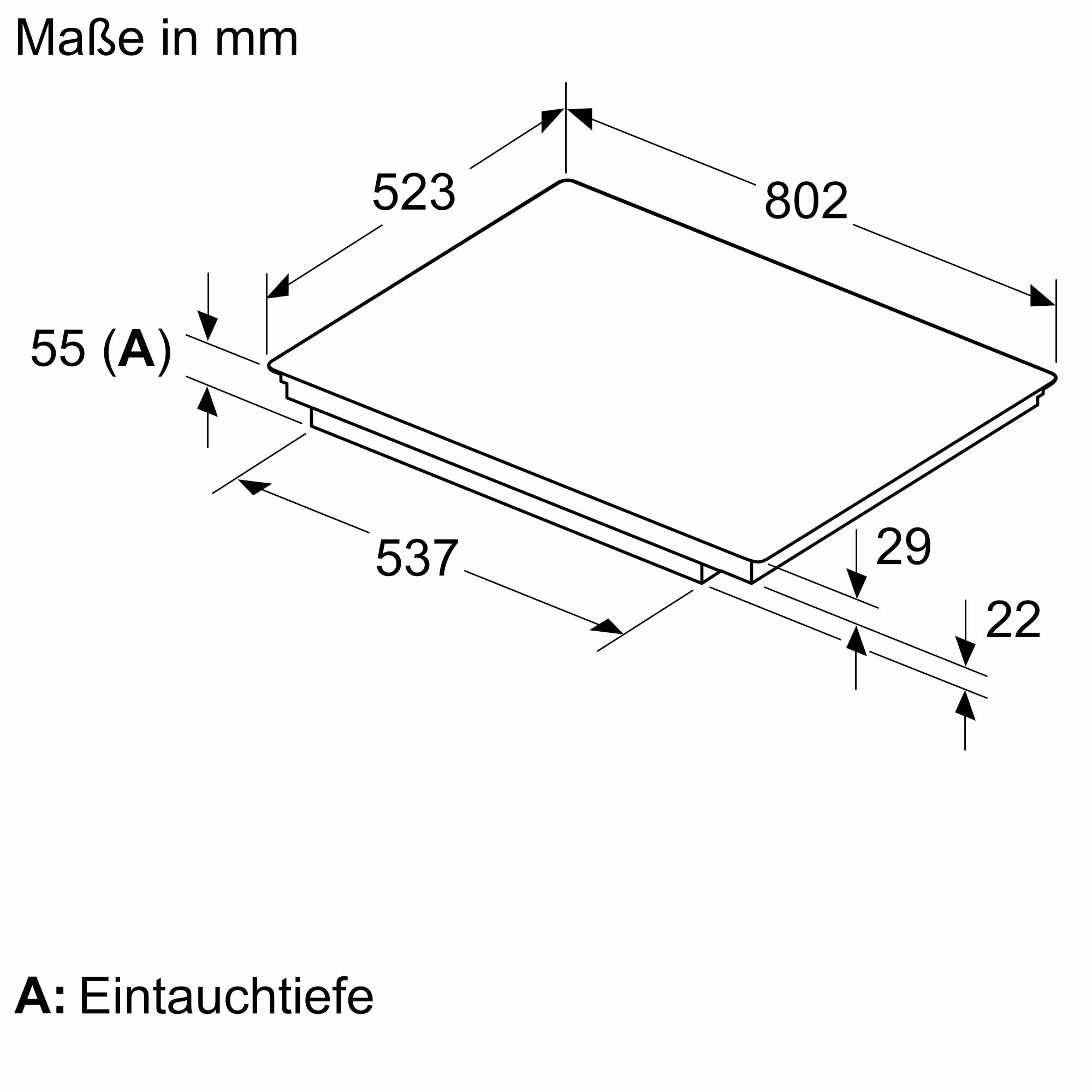 SIEMENS Induktions-Kochfeld von SCHOTT CERAN® »EH845HFB1E«, EH845HFB1E