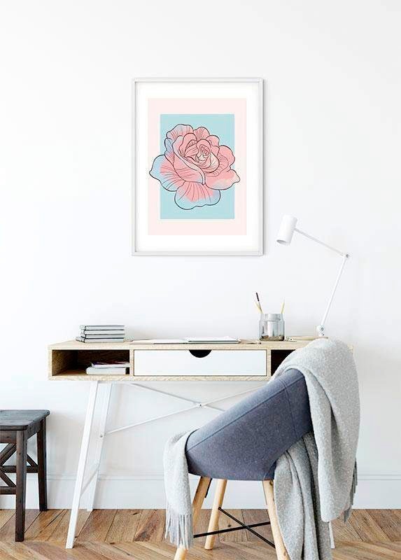 Komar Poster »Cinderella Rose«, Disney, (1 St.), Kinderzimmer, Schlafzimmer, Wohnzimmer