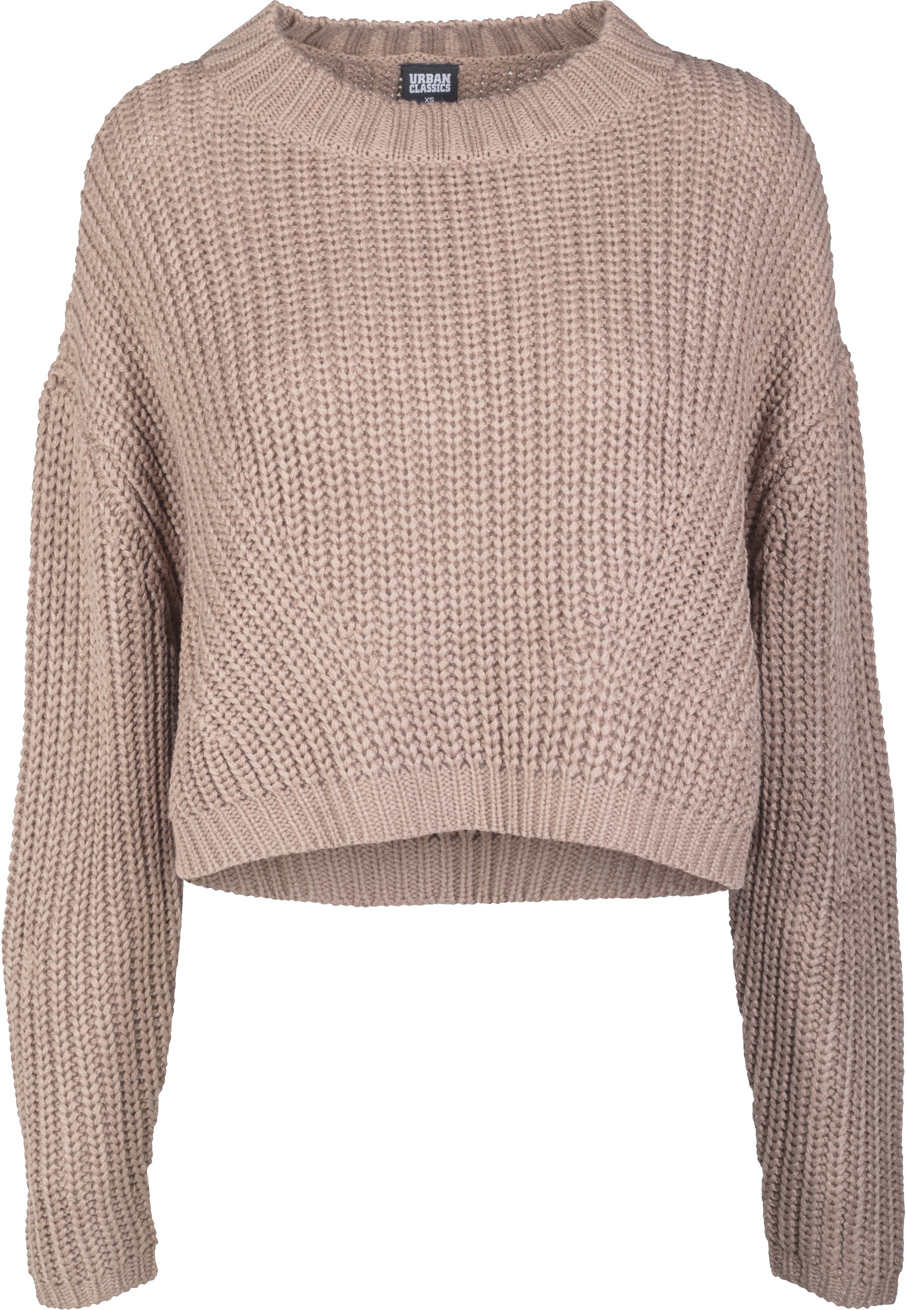 URBAN CLASSICS Rundhalspullover "Urban Classics Damen Ladies Wide Oversize Sweater" 1 Stk.