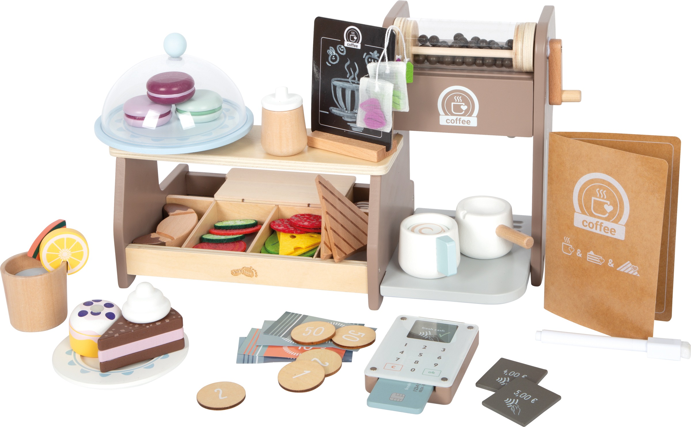 Small Foot Spielküche »Barista Café-Set, 35x16x22 cm«