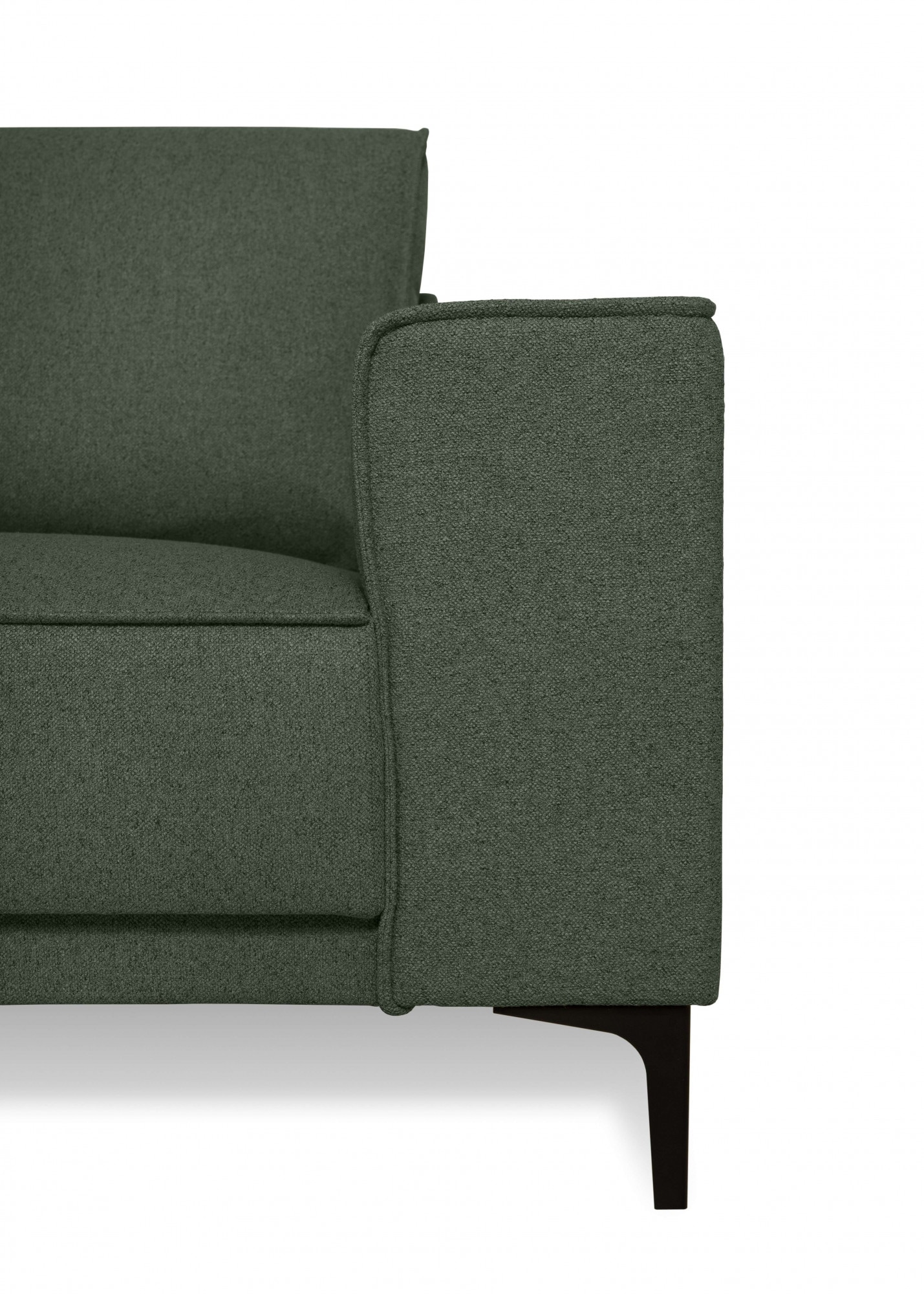 Places of Style Ecksofa »Casina«, mit abgerundeter Ottomane, in einem weichen Chenille-Stoff