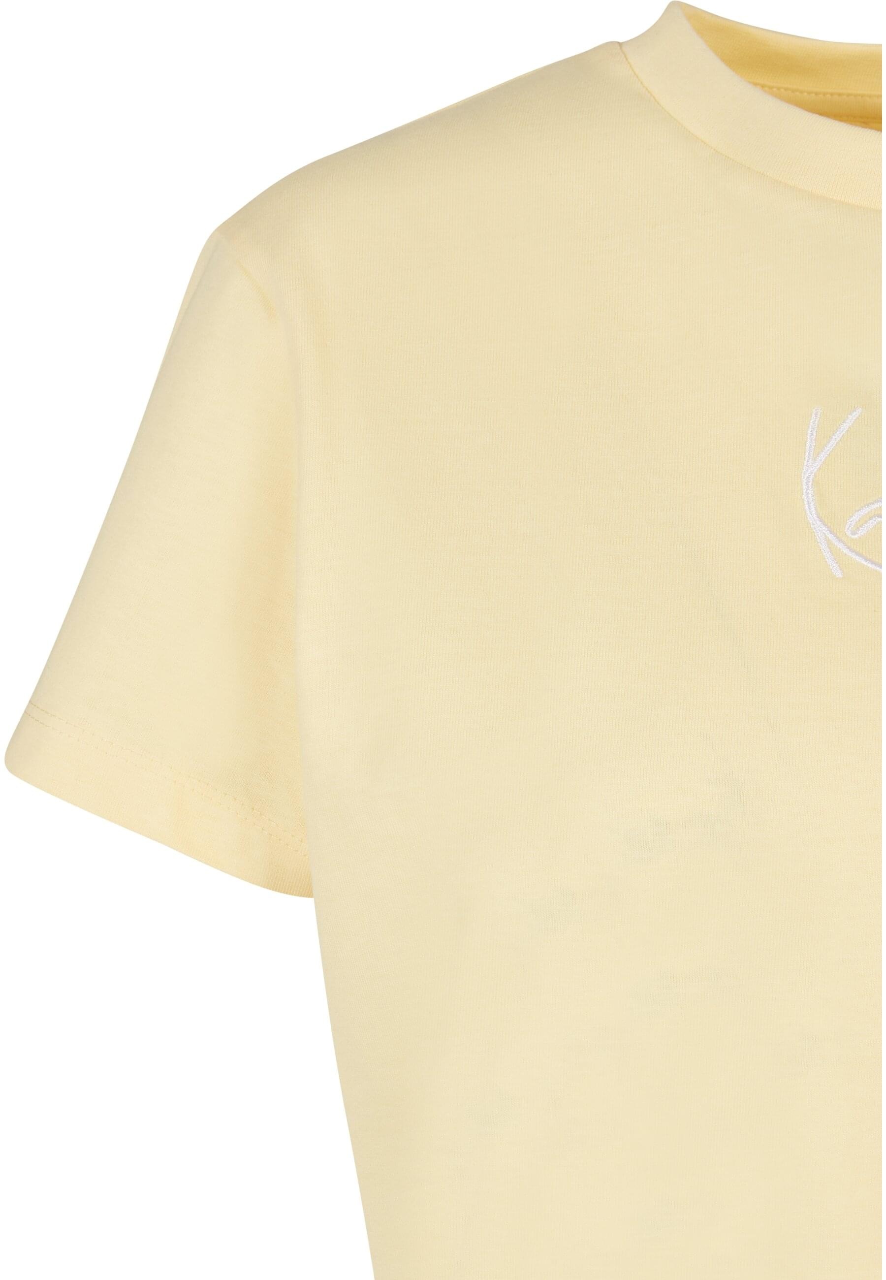 Karl Kani T-Shirt »Karl Kani Damen KW221-001-2 Small Signature Tee light yellow«, (1 tlg.)