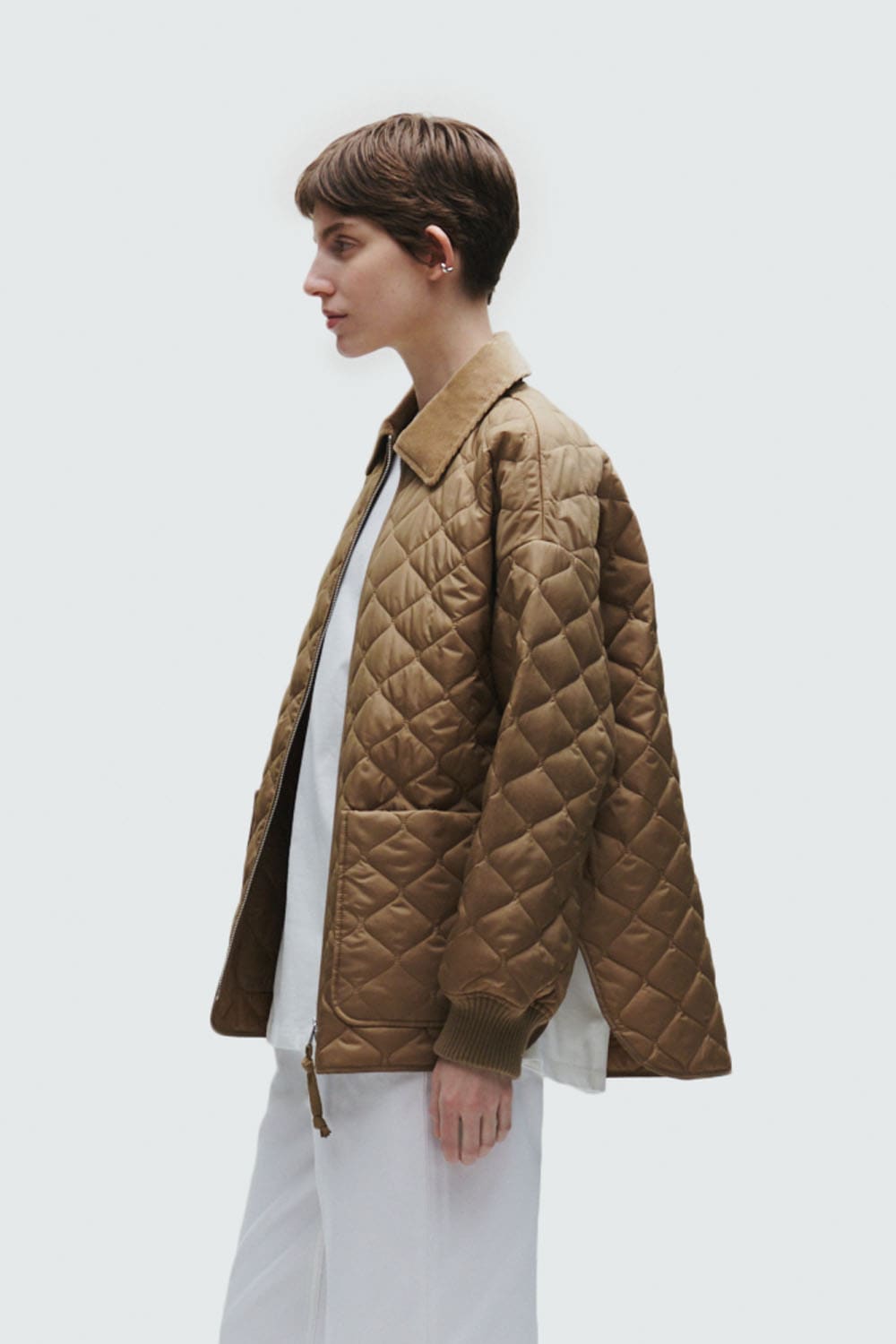 Marc OPolo DENIM Steppjacke, mit Cordkragen günstig online kaufen