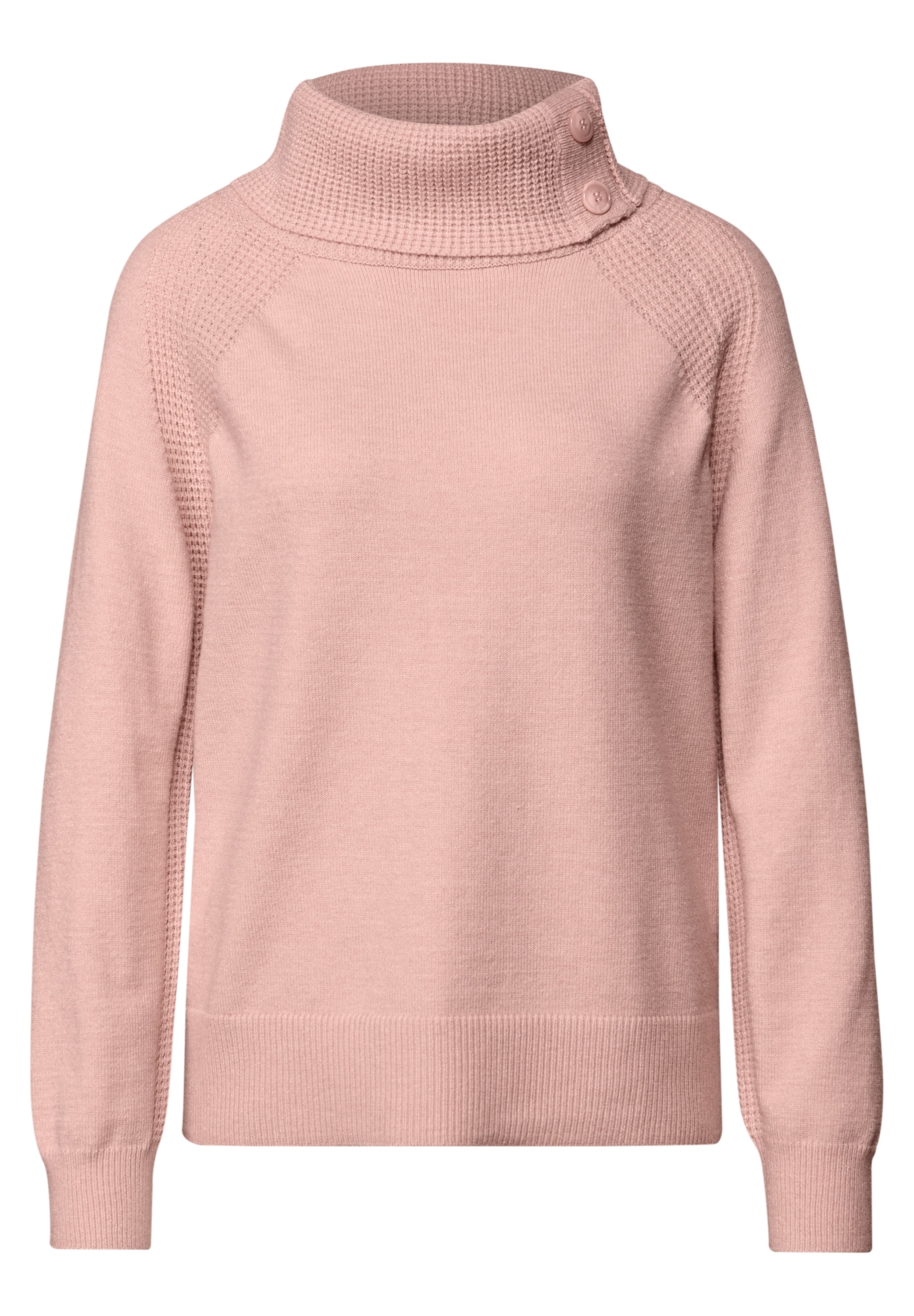STREET ONE Rollkragenpullover, mit Stehkragen
