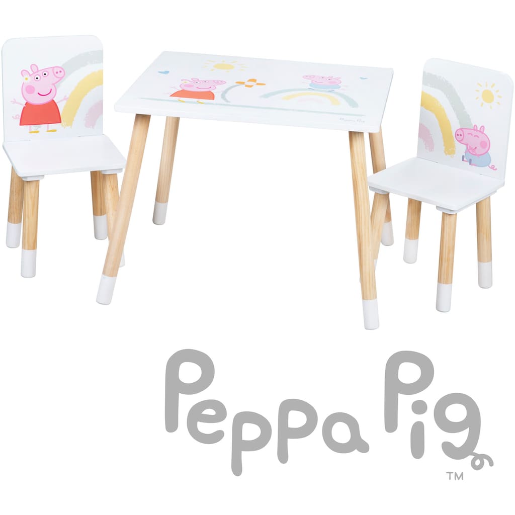 roba® Kindersitzgruppe »Peppa Pig«, (3 tlg.)