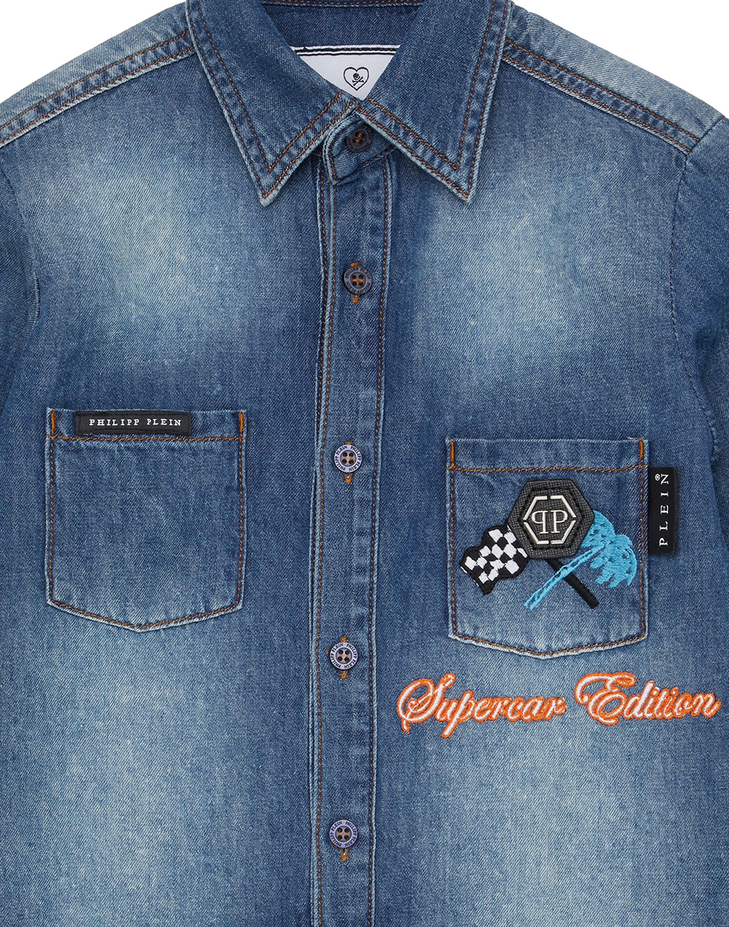 PHILIPP PLEIN Jeanshemd »Racing«