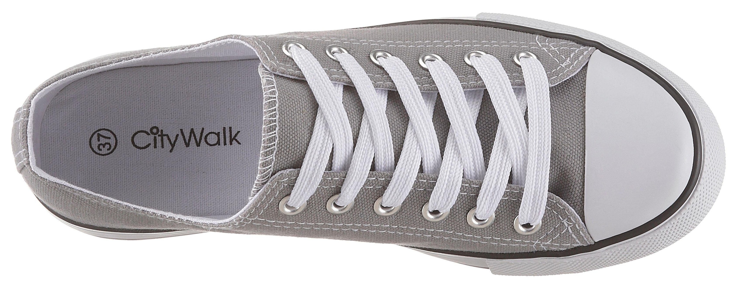 CITY WALK Sneaker, im Basic-Look, Freizeitschuh, Halbschuh, Schnürschuh