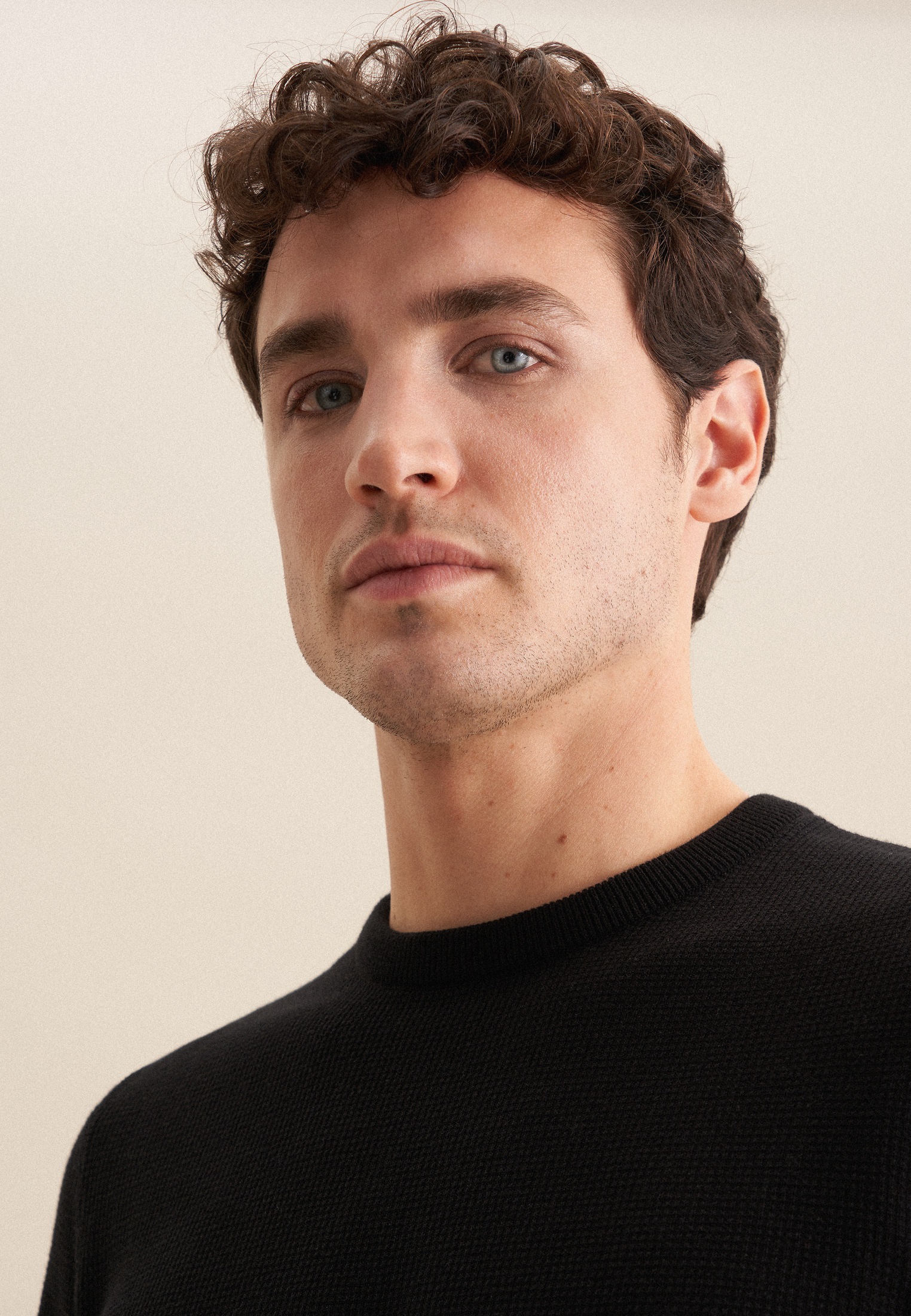 Thumbnail - seidensticker Strickpullover "Schwarze Rose" 1/1 Rundhals