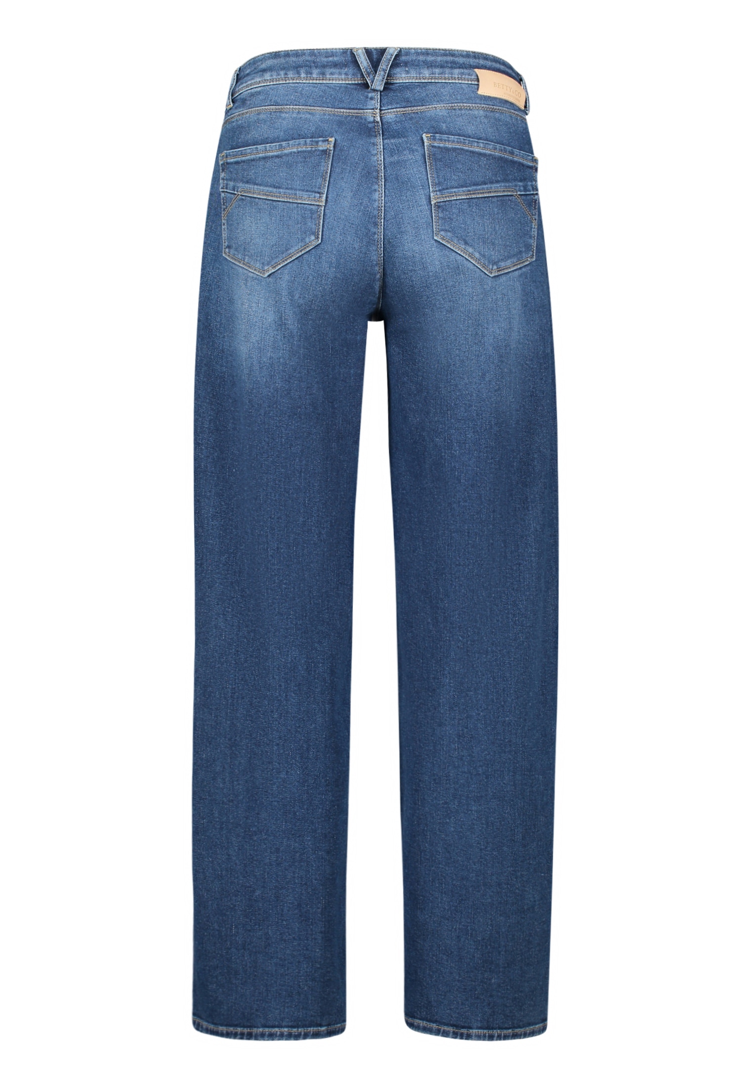 Betty&Co High-waist-Jeans »Betty & Co High Waisted-Jeans mit weitem Bein«