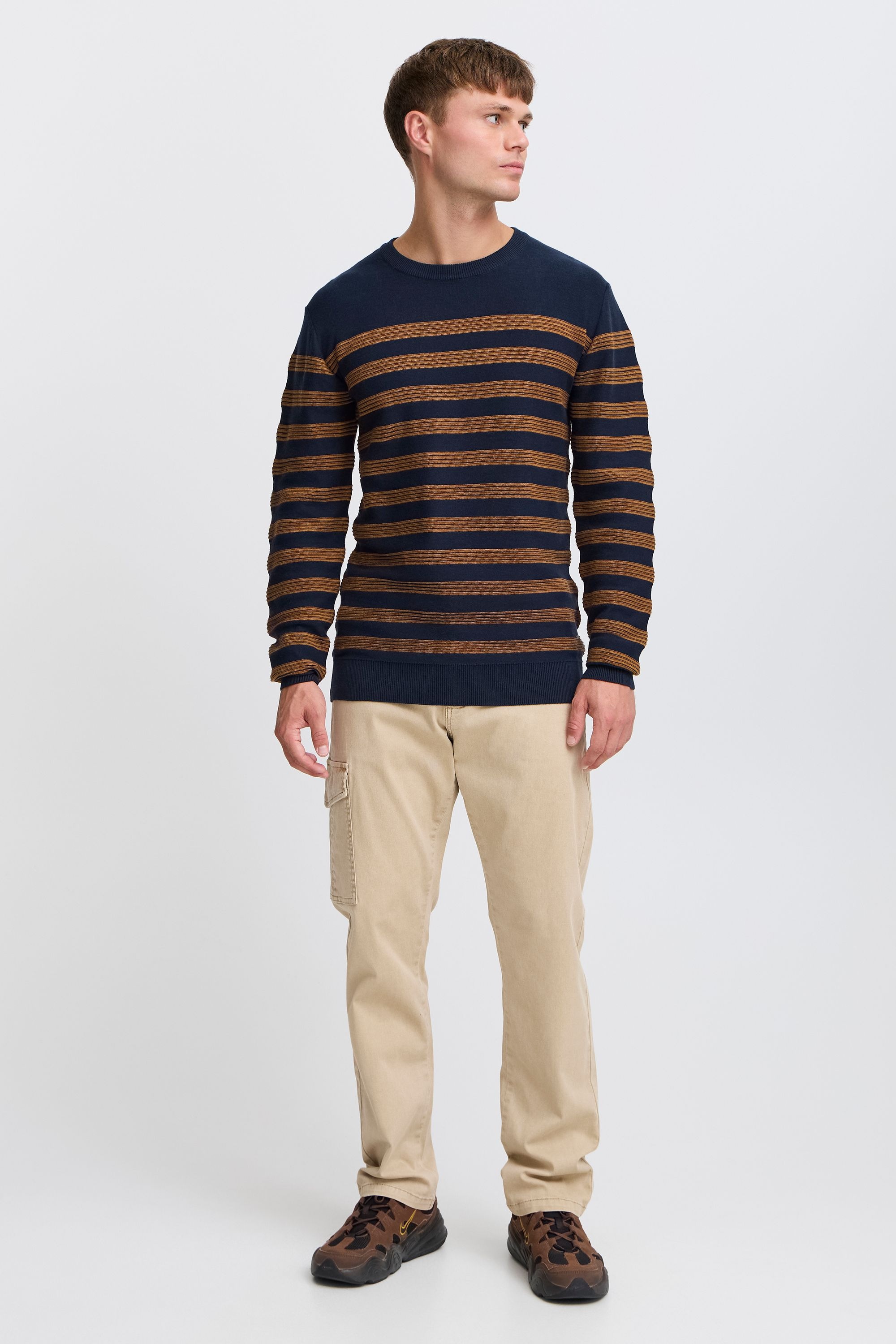 Indicode Strickfleece-Pullover "Strickpullover IDPanloop" günstig online kaufen