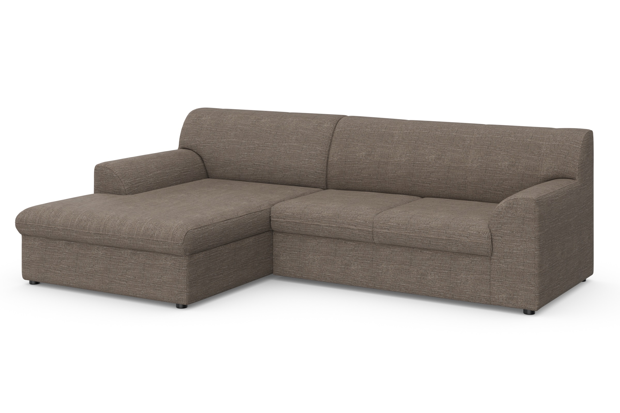 Thumbnail - DOMO collection Ecksofa "Topper, elegant und zeitlos, kompaktes Stellmaß 245/155cm, L-Form" mit Recamiere, wahlweise mit...