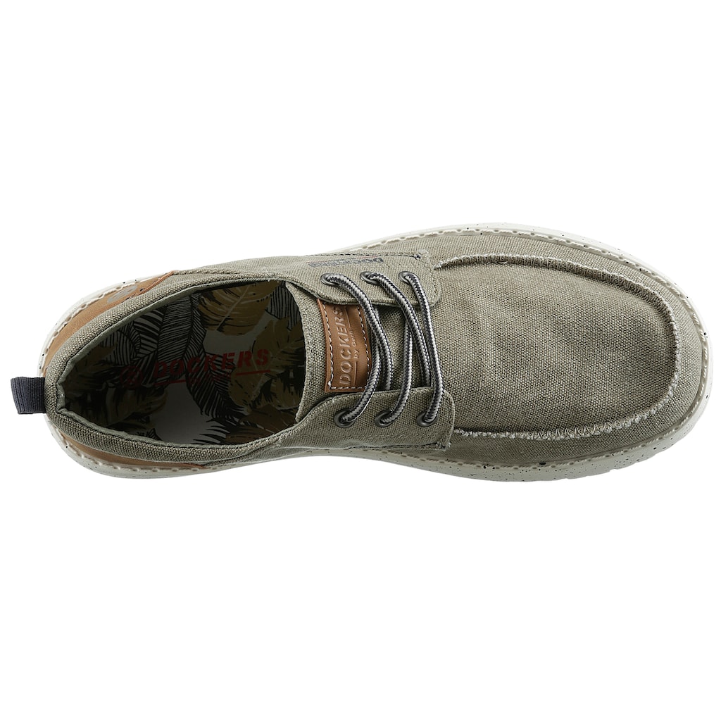 Dockers by Gerli Sneaker, mit gesprenkelter Laufsohle, Freizeitschuh, Halbschuh, Schnürschuh