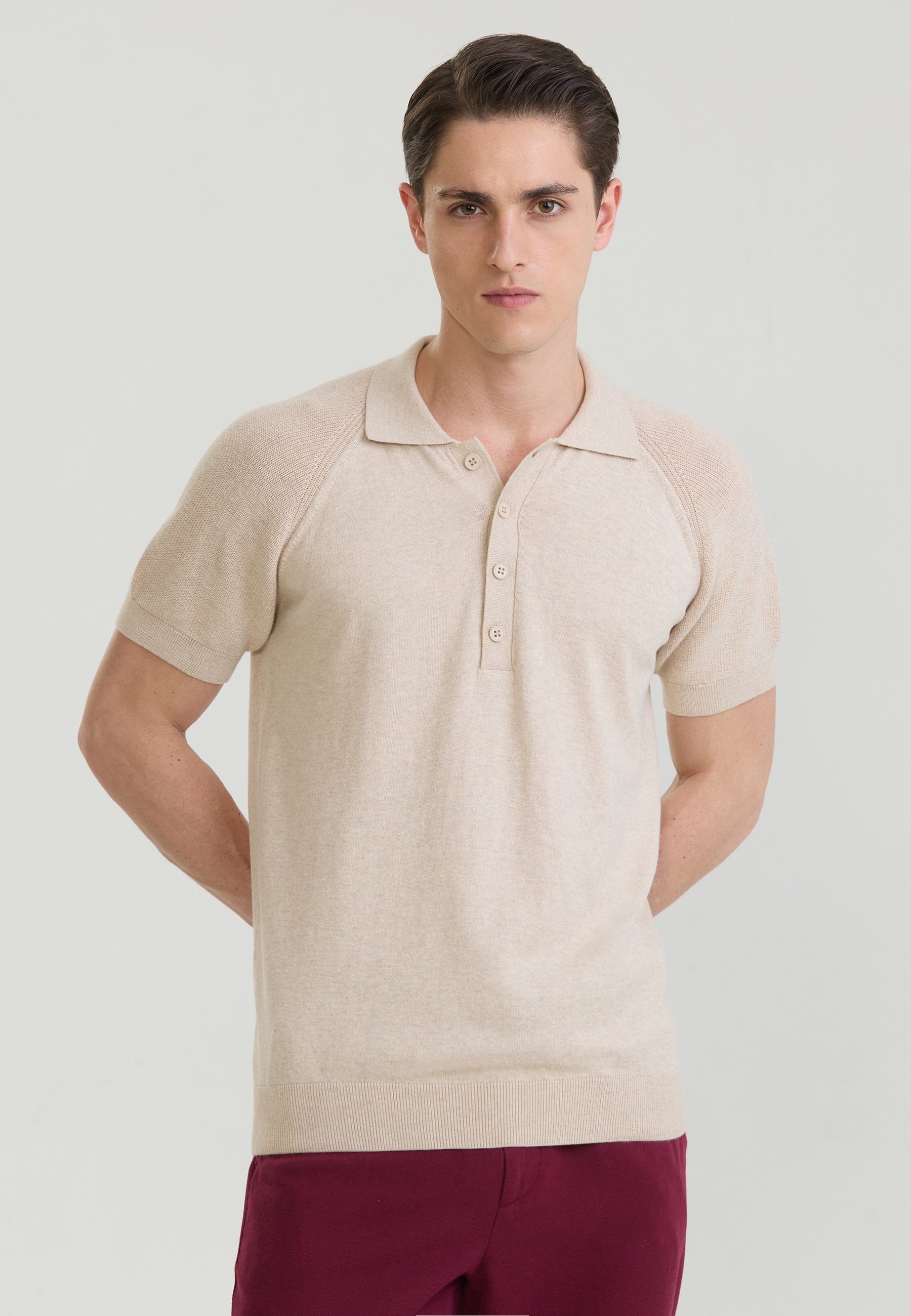 Felix Hardy Poloshirt »Strick-Polo Shirt Kurzarm«