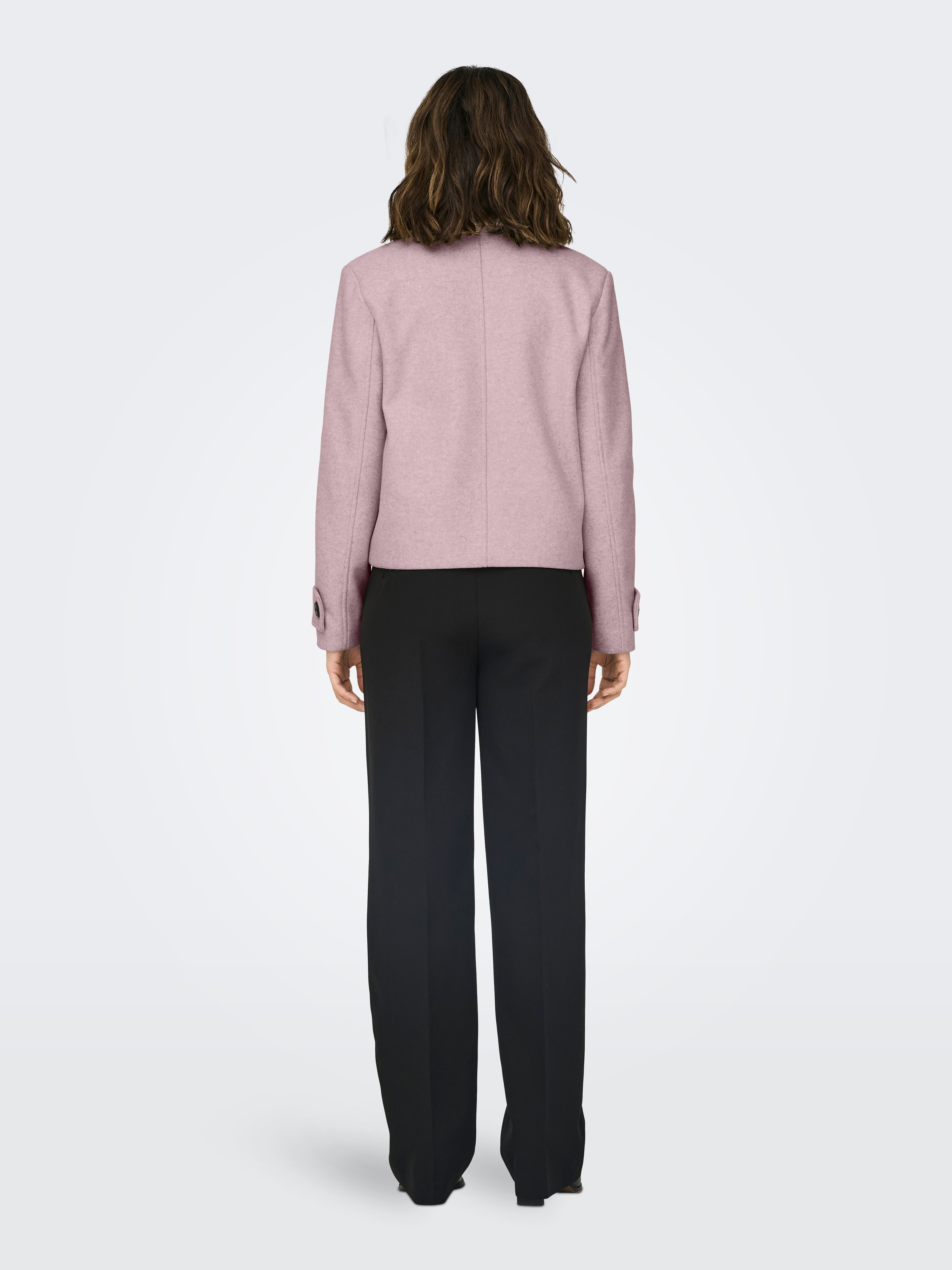 ONLY Kurzjacke "ONLFREJA LIFE SHORT DB JACKET OTW NOOS" Kunstfaser günstig online kaufen